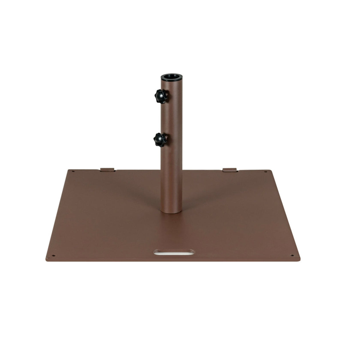 50 LBS Weighted 24 Inch Square Patio Umbrella Base-Outdoor Umbrella Bases-DECOROLALA
