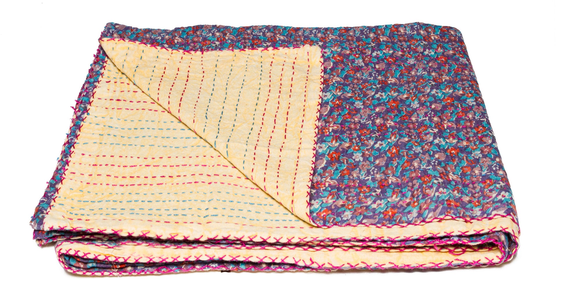50" X 70" Multi Colored Eclectic Bohemian Traditional Throw Blankets-Throws & Blankets-DECOROLALA