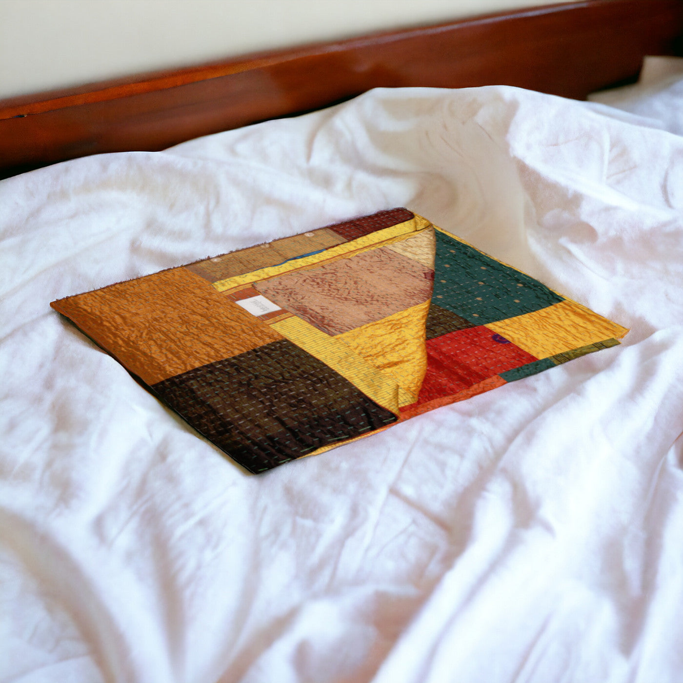 50" X 70" Silk Multicolor Throws-Throws & Blankets-DECOROLALA