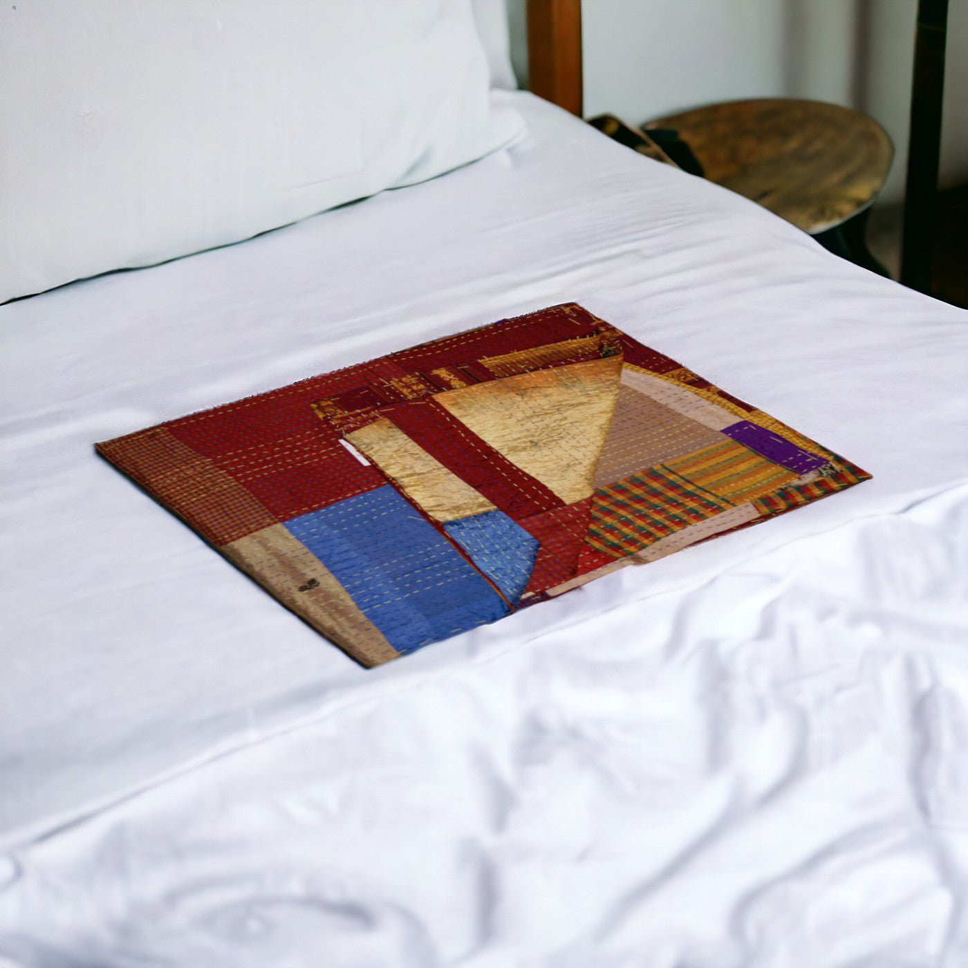 50" X 70" Silk Multicolor Throws-Throws & Blankets-DECOROLALA