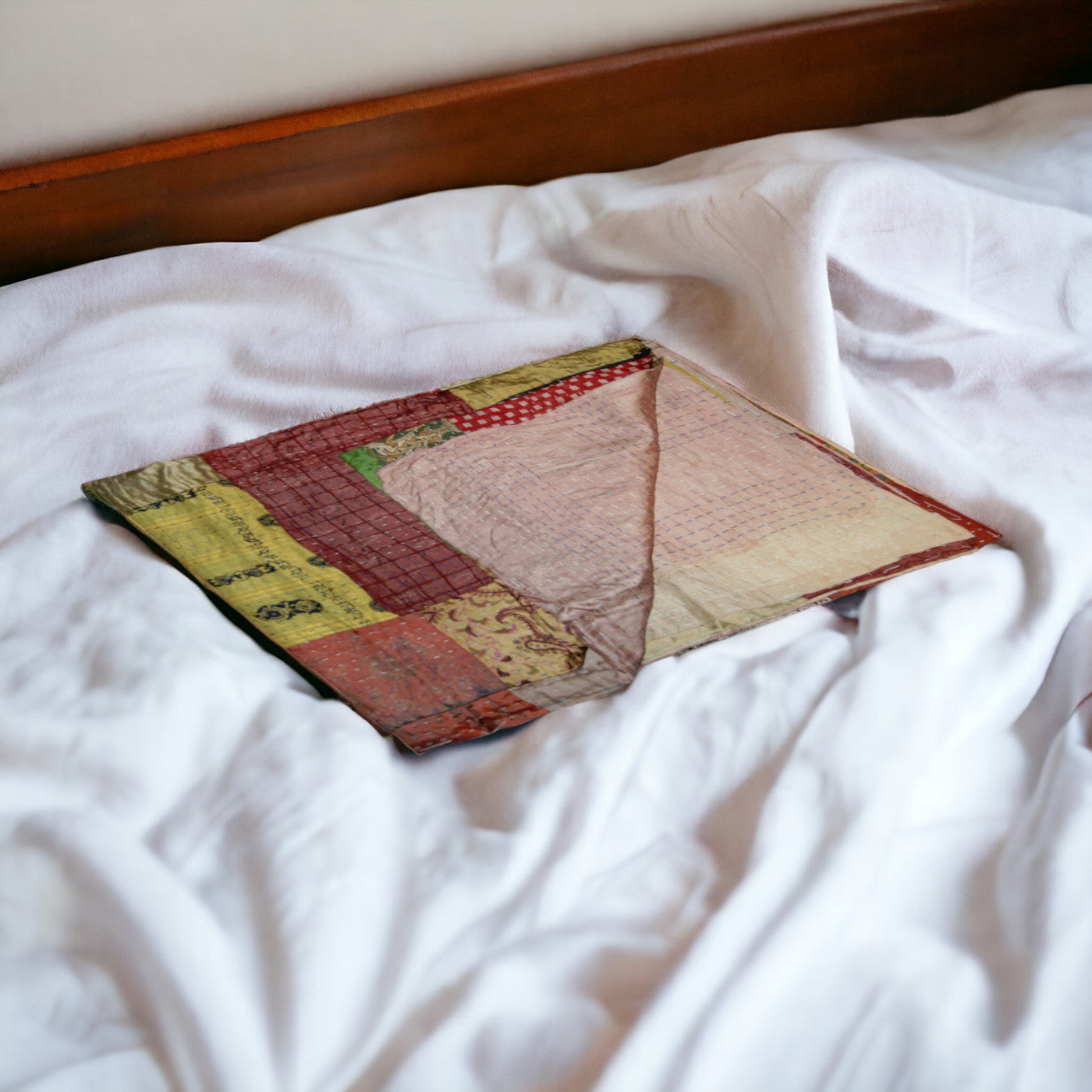 50" X 70" Silk Multicolor Throws-Throws & Blankets-DECOROLALA