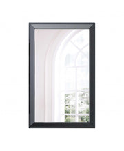 51" Black Wood Framed Accent Mirror-Mirrors-DECOROLALA