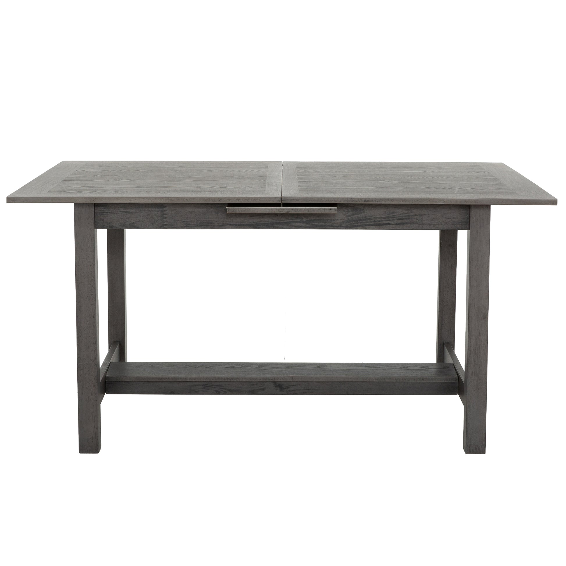 5100 5-Piece Extendable Dining Set - Grey with 4 Chairs-Dining Set-DECOROLALA