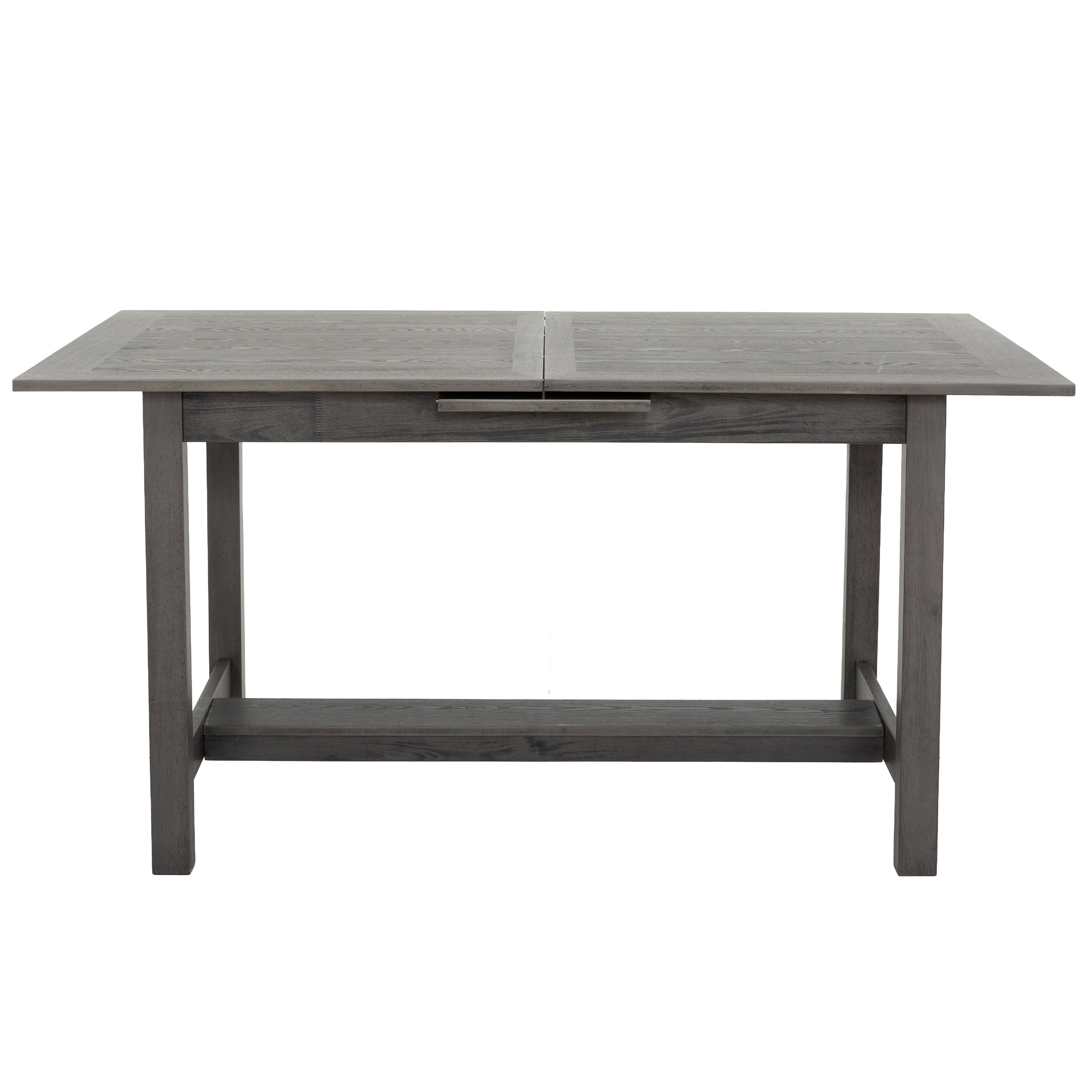 5100 5-Piece Extendable Dining Set - Grey with 4 Chairs-Dining Set-DECOROLALA