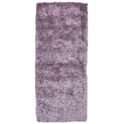 6' Purple Shag Tufted Handmade Runner Rug-0