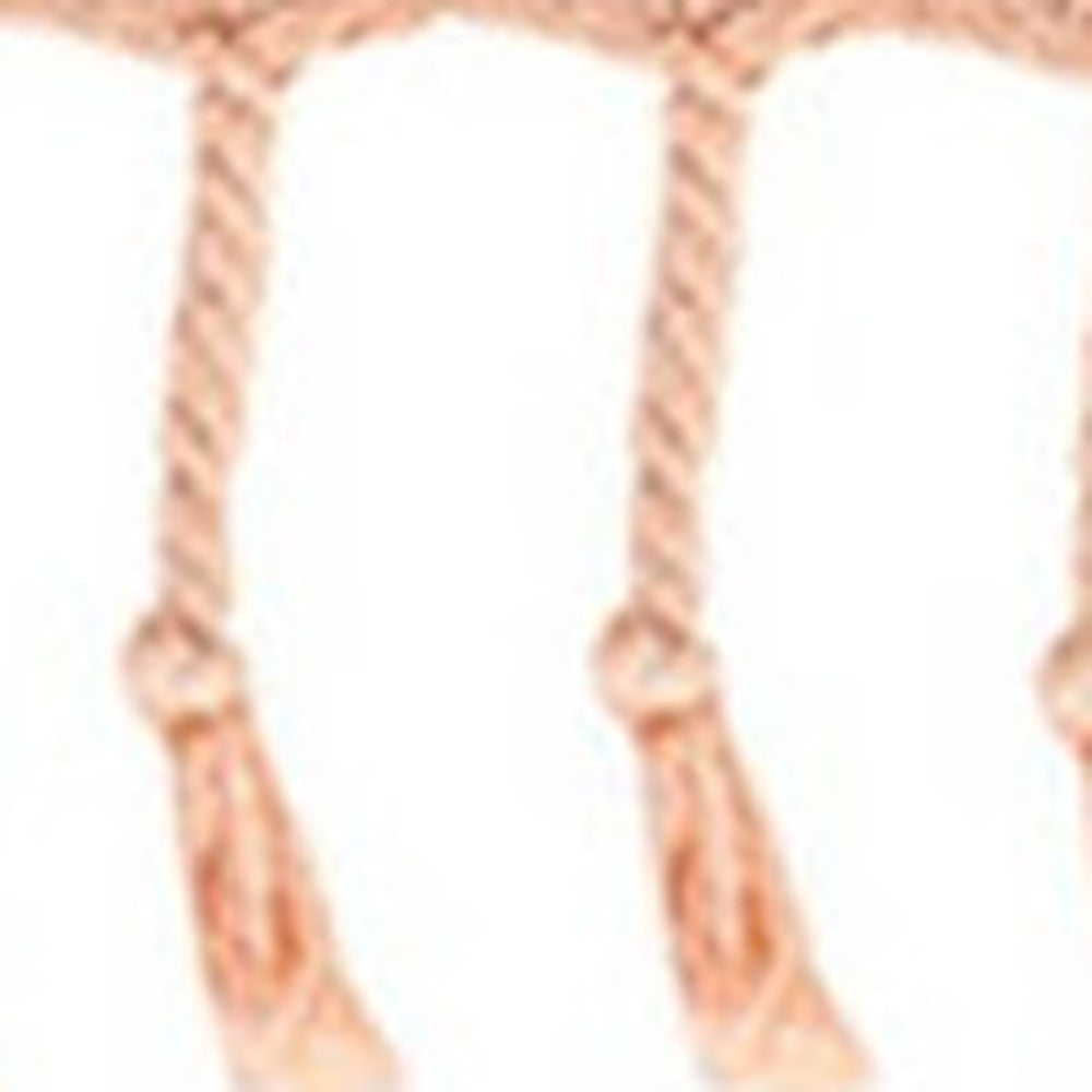 50" X 60" Orange Woven Cotton Throw Blanket with Fringe-Throws & Blankets-DECOROLALA