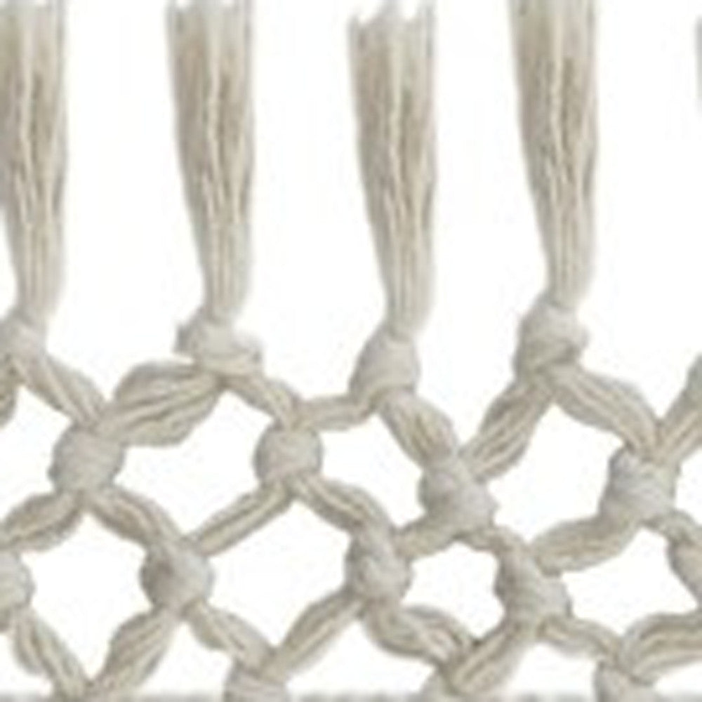 50" X 60" Gray Woven Cotton Herringbone Throw Blanket with Tassels-Throws & Blankets-DECOROLALA