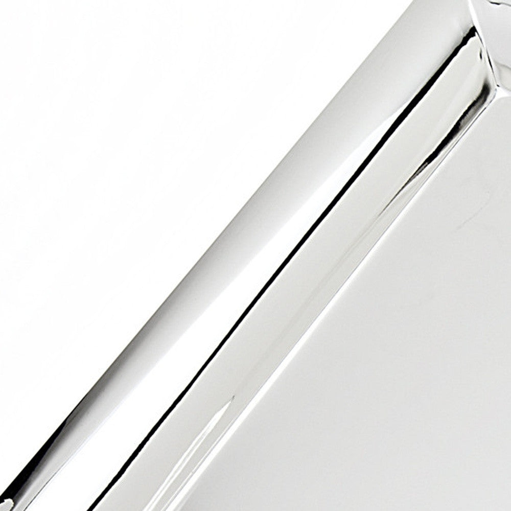 16" Silver Stainless Steel Serving Tray-4