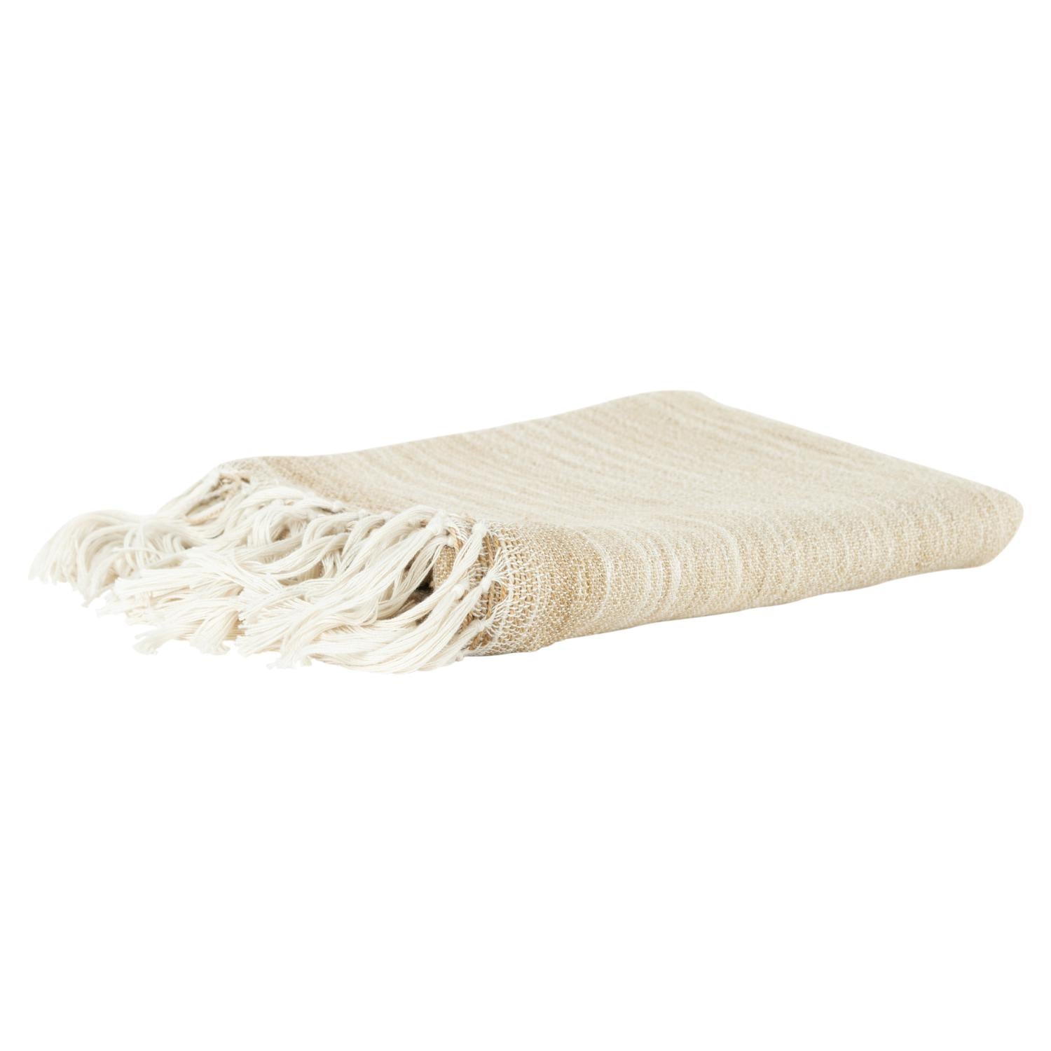 Beige Woven 100% Poly Pet Throw Blanket-Throws & Blankets-DECOROLALA