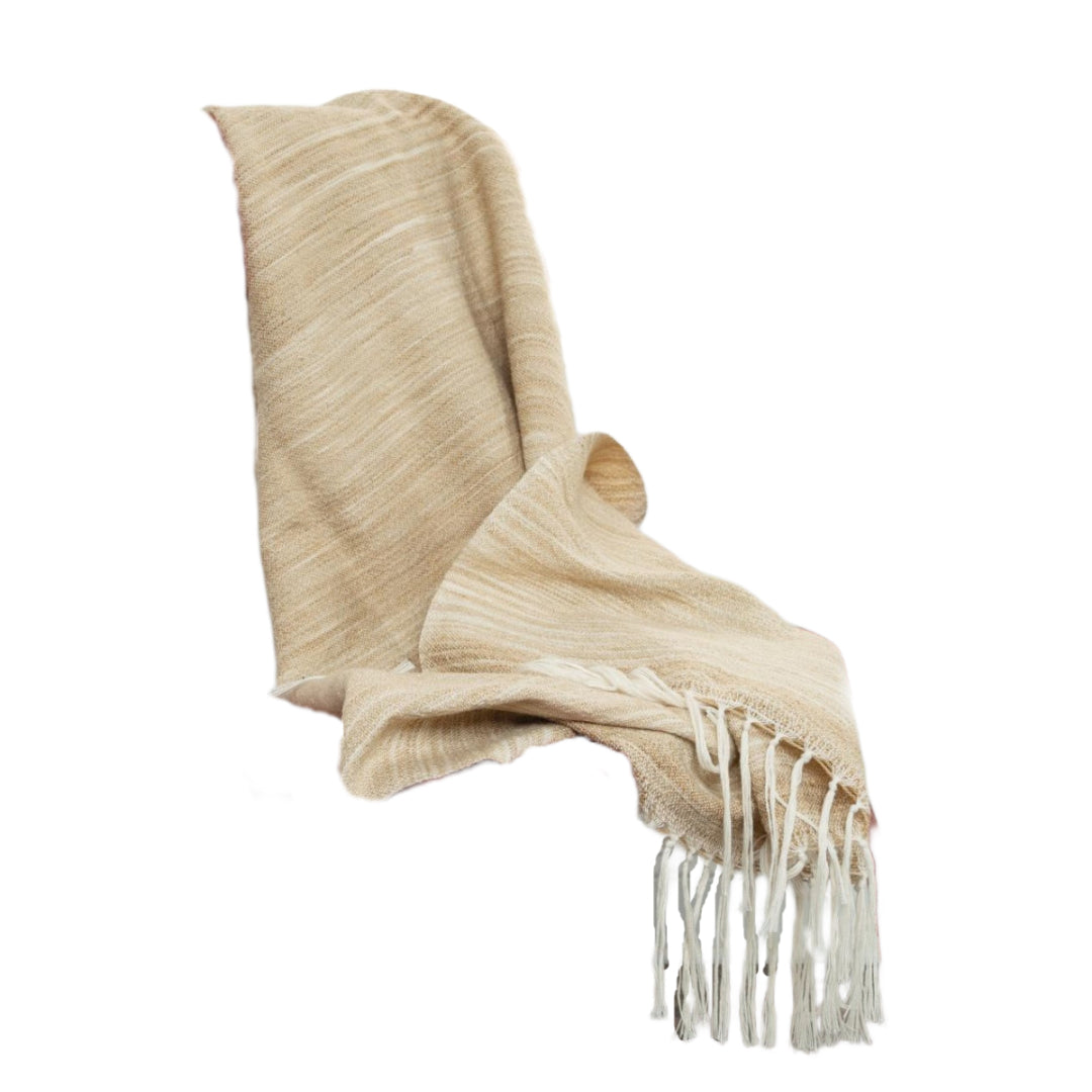Beige Woven 100% Poly Pet Throw Blanket-Throws & Blankets-DECOROLALA