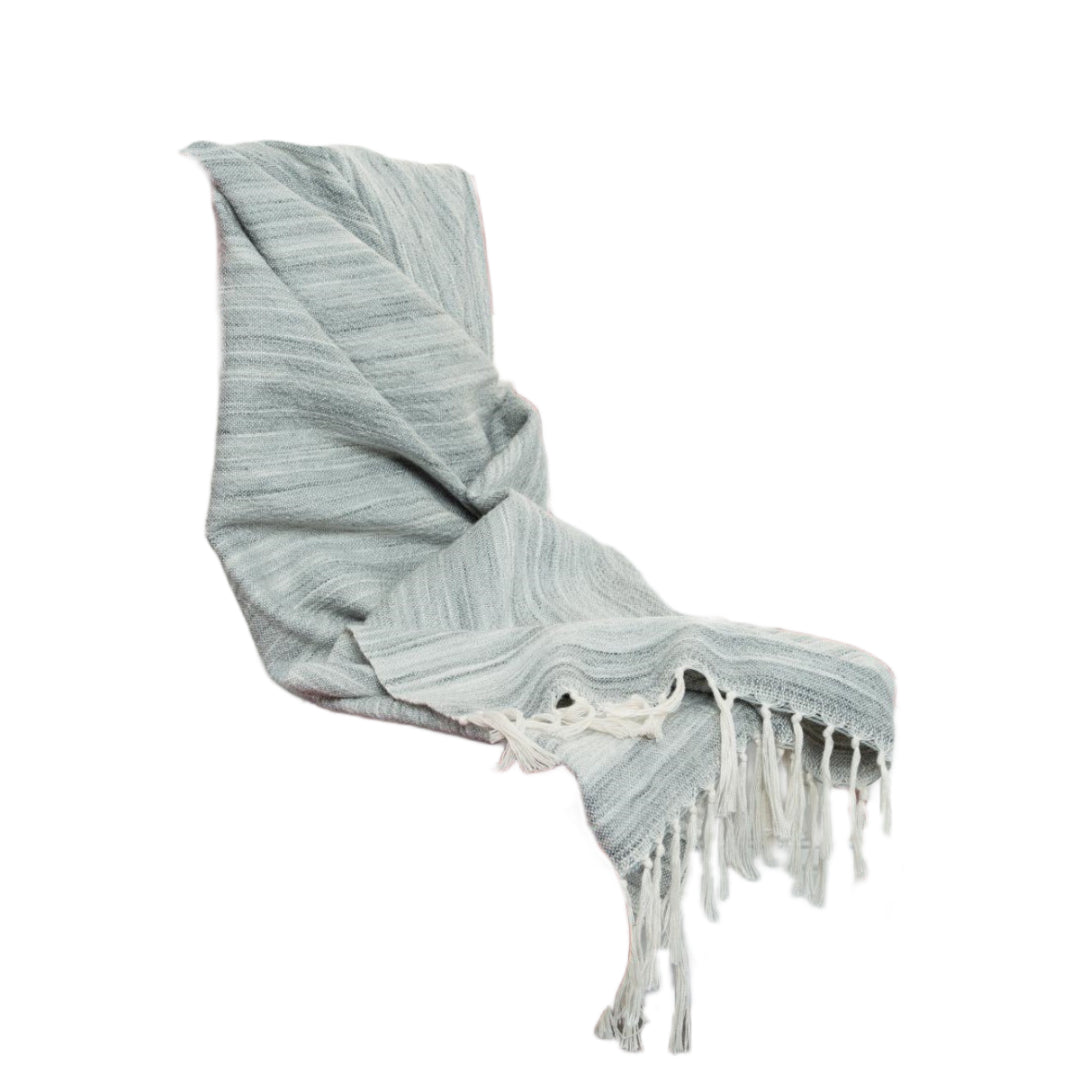 Gray Woven 100% Poly Pet Throw Blanket-Throws & Blankets-DECOROLALA