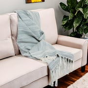 Gray Woven 100% Poly Pet Throw Blanket-Throws & Blankets-DECOROLALA