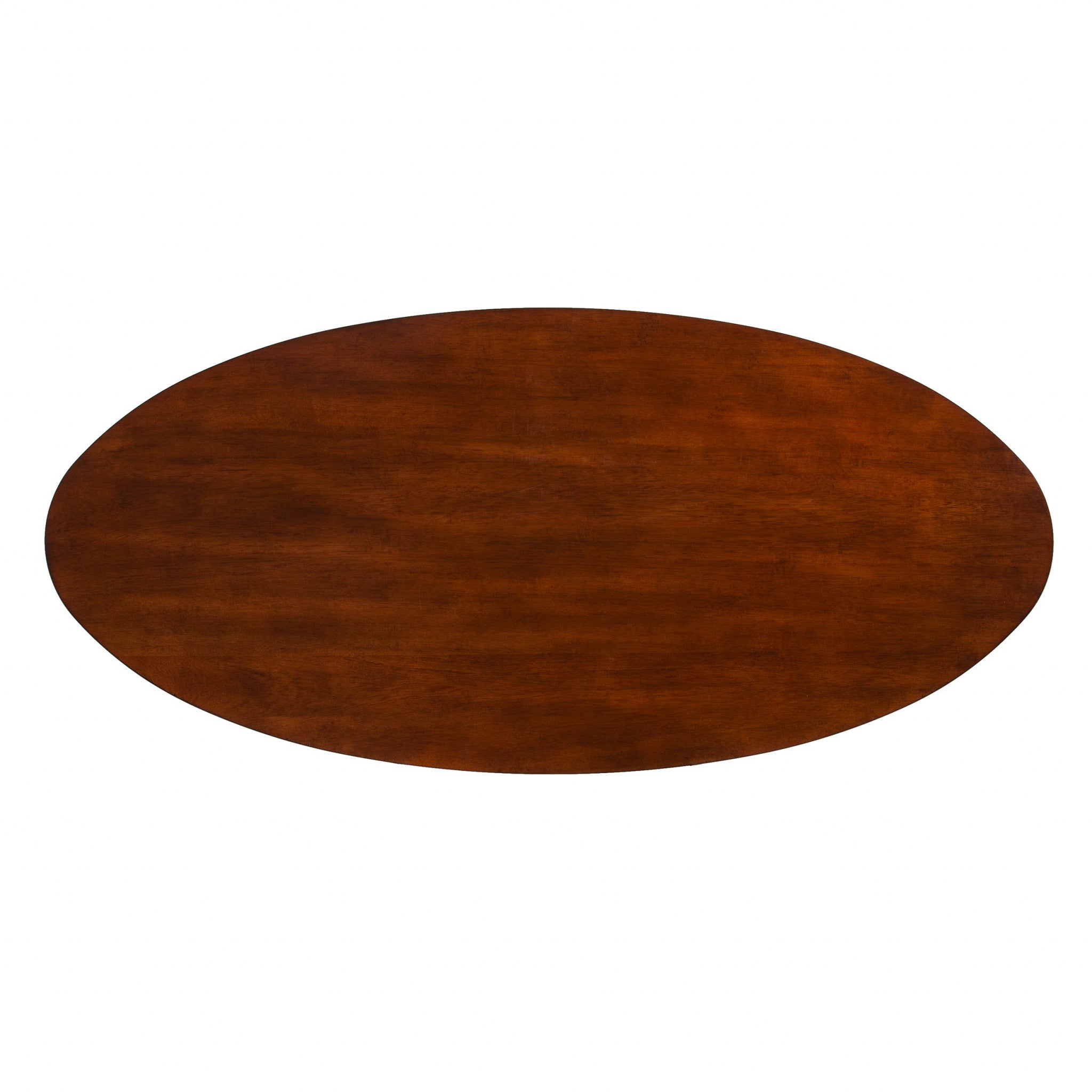 52" Brown Solid Wood With Iron Coffee Table-Coffee Tables-DECOROLALA