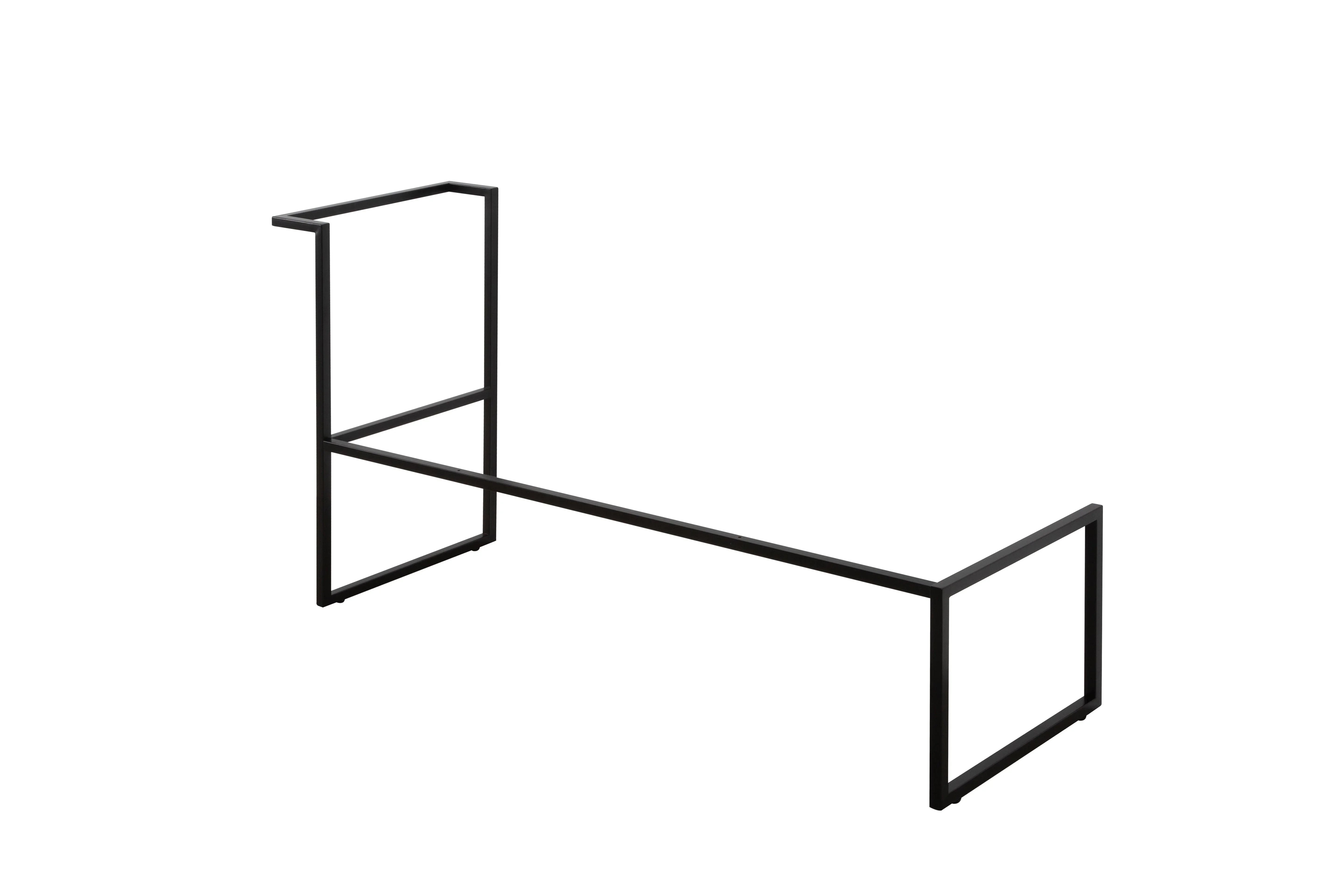 52" Matte Black Metal Stainless Steel Frame for Wall-Mounted Vanities - 1320*449*790-Faucet-DECOROLALA