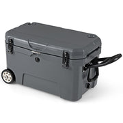 52 Quart Portable Hard Cooler with 6-Day Ice Retention and Wheels-Gray-Coolers-DECOROLALA
