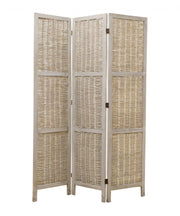52 X 67 Beige Wood Screen-Room Dividers-DECOROLALA