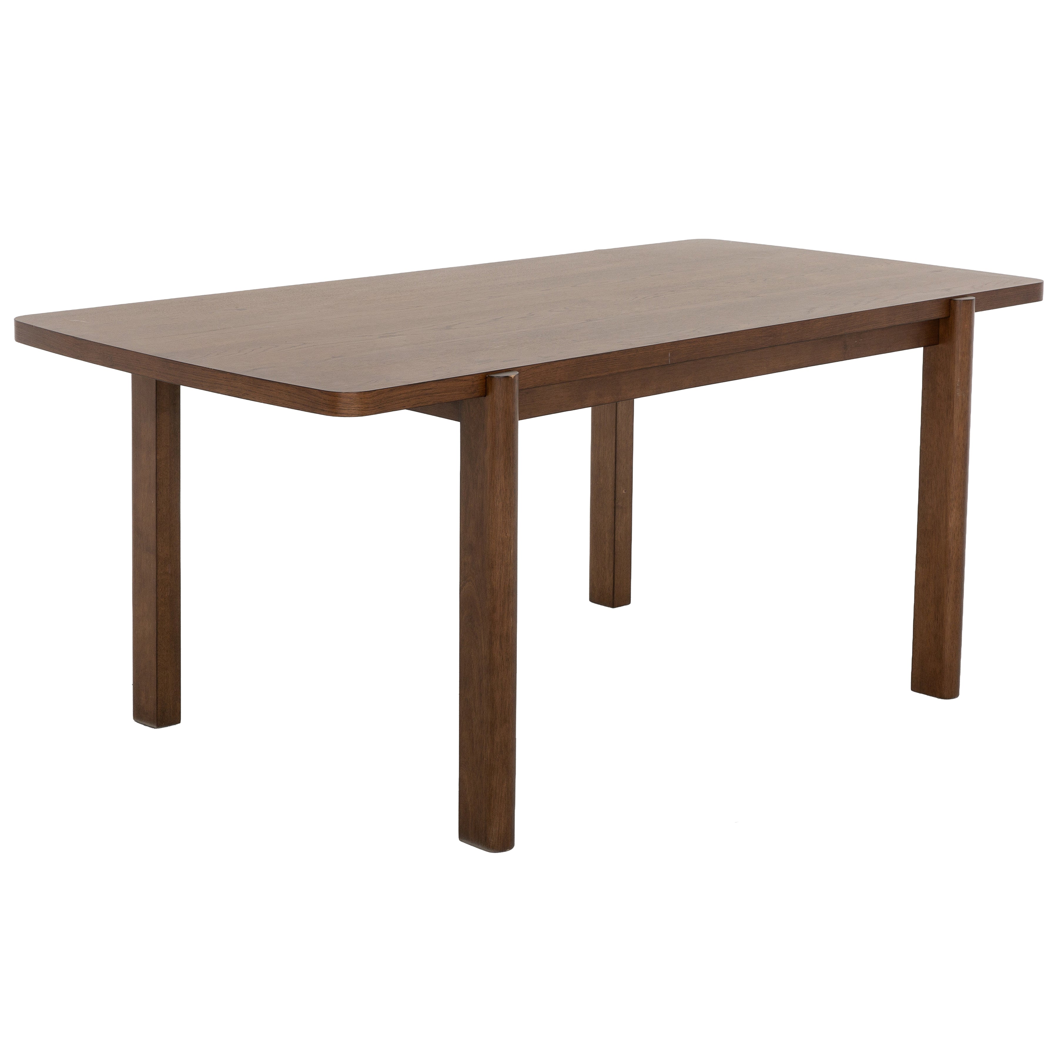 Ensemble de salle à manger 5200 6 pièces - Table en placage chêne, 4 chaises et banc
