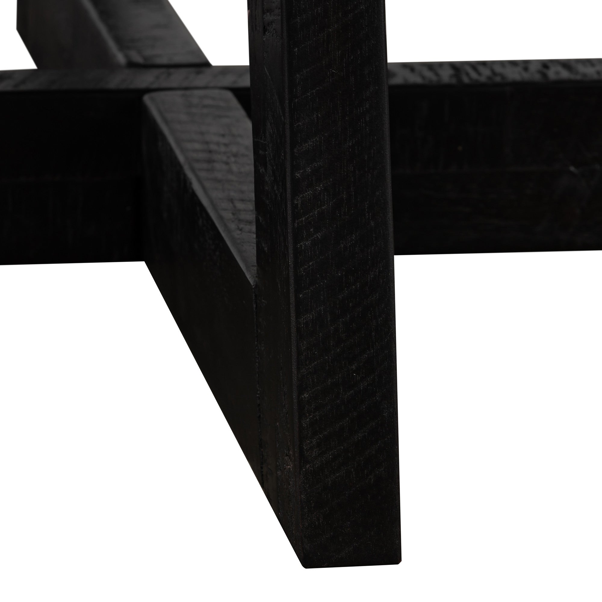 36" Gray And Black Concrete And Solid Wood Round Coffee Table-Coffee Tables-DECOROLALA