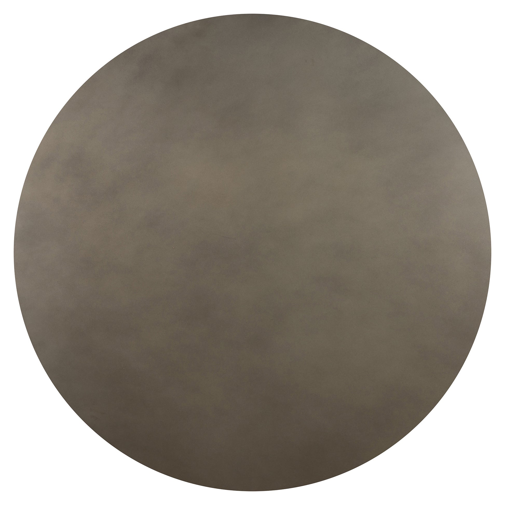 36" Gray And Black Concrete And Solid Wood Round Coffee Table-Coffee Tables-DECOROLALA