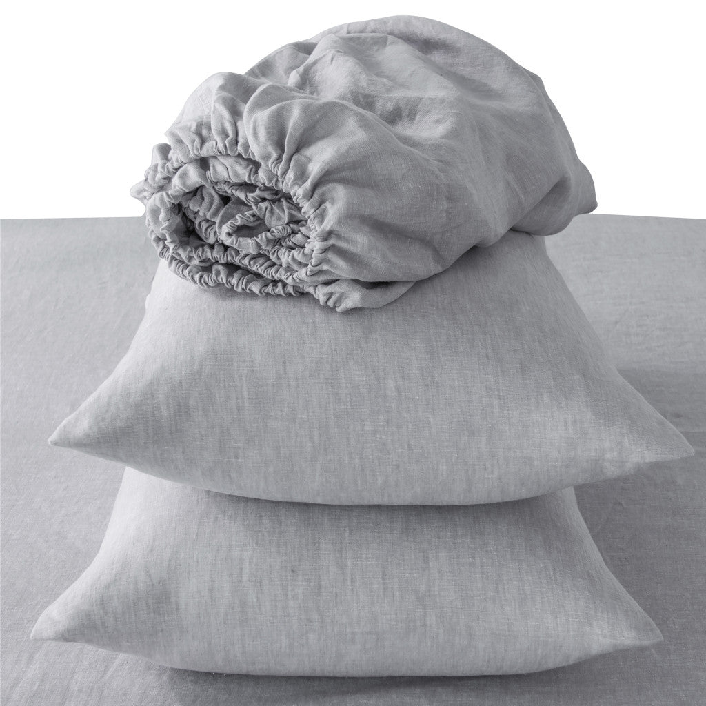 Four Piece Cloud Linen Sheet Set-Bed Sheets-DECOROLALA