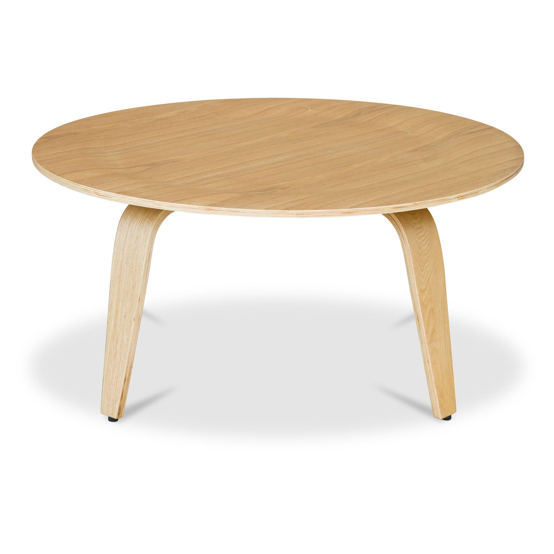 34" Natural Round Coffee Table-1