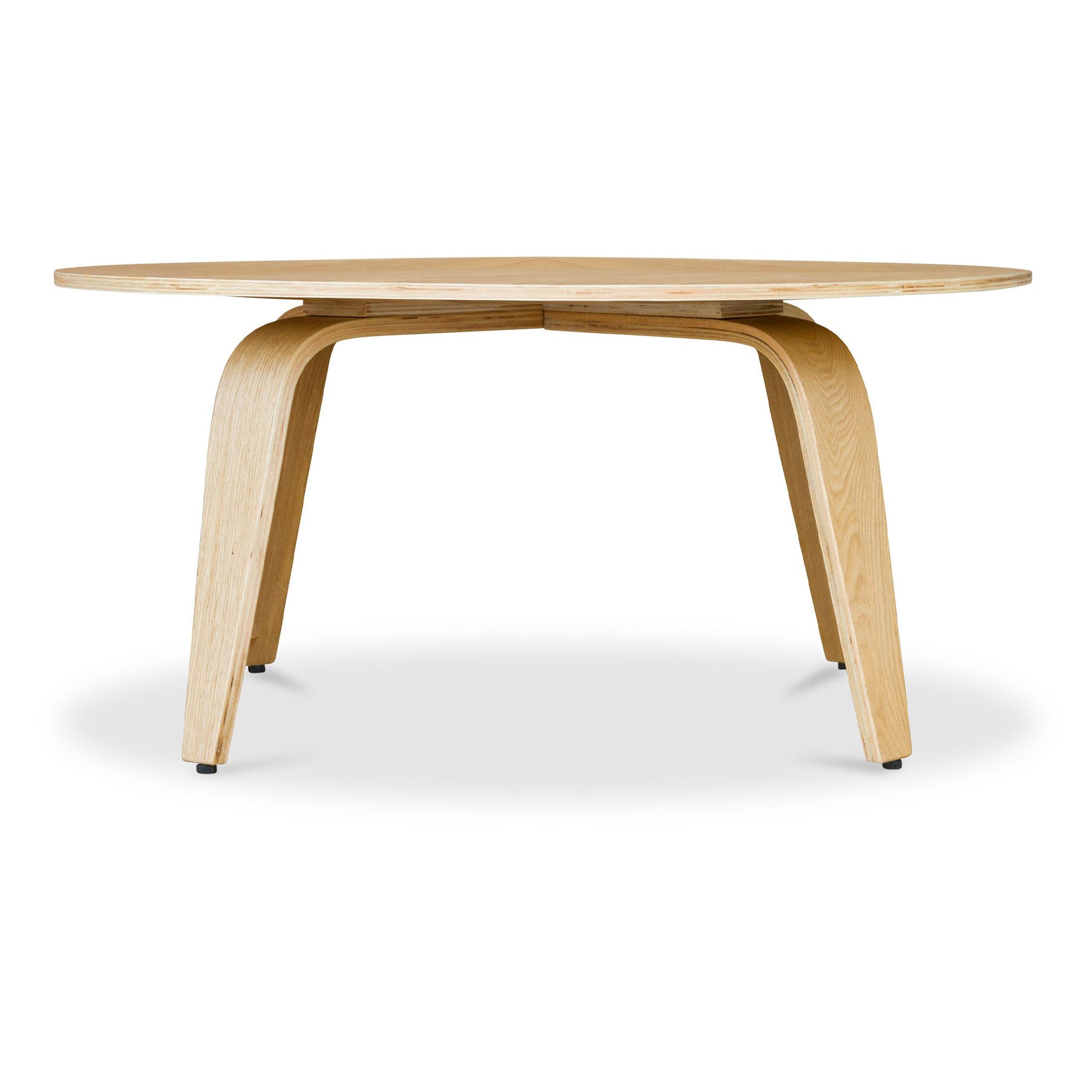 34" Natural Round Coffee Table-2