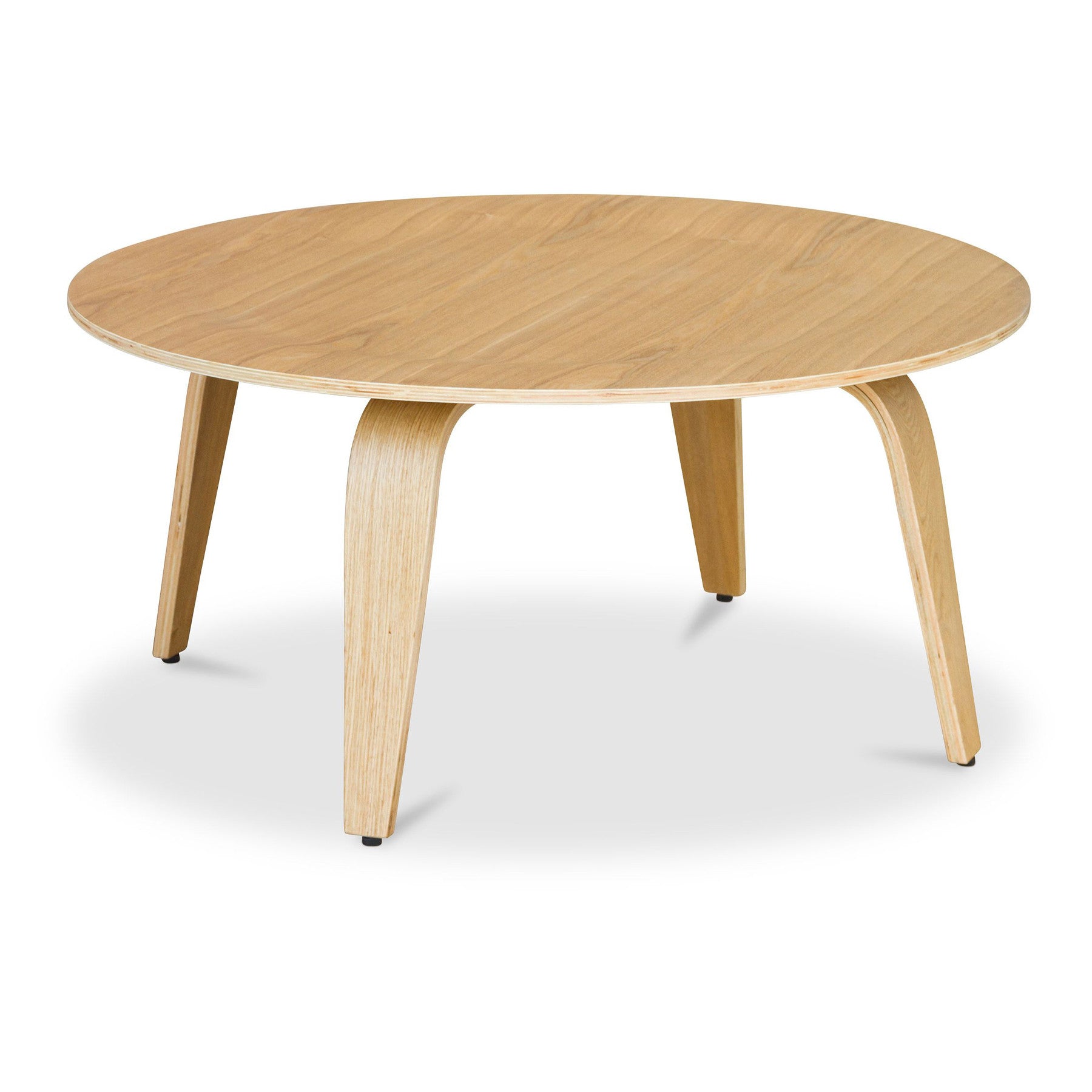 34" Natural Round Coffee Table-3