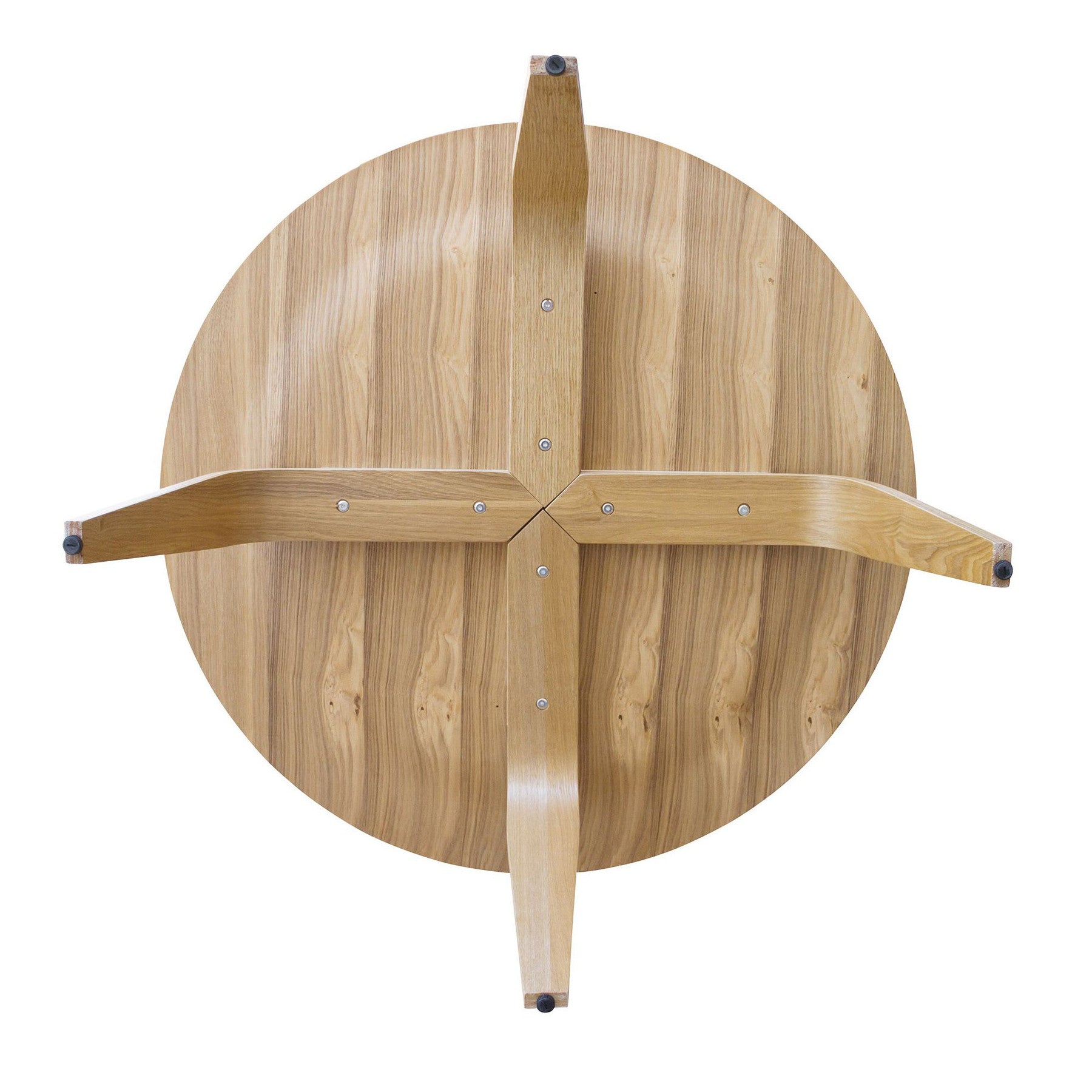 34" Natural Round Coffee Table-6