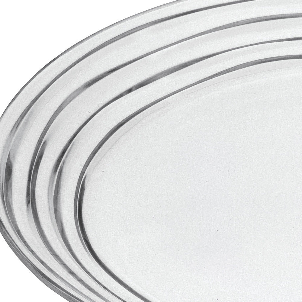 Clear Four Piece Round Swirl Acrylic Service For Four Dinner Plate Set-Dinnerware-DECOROLALA