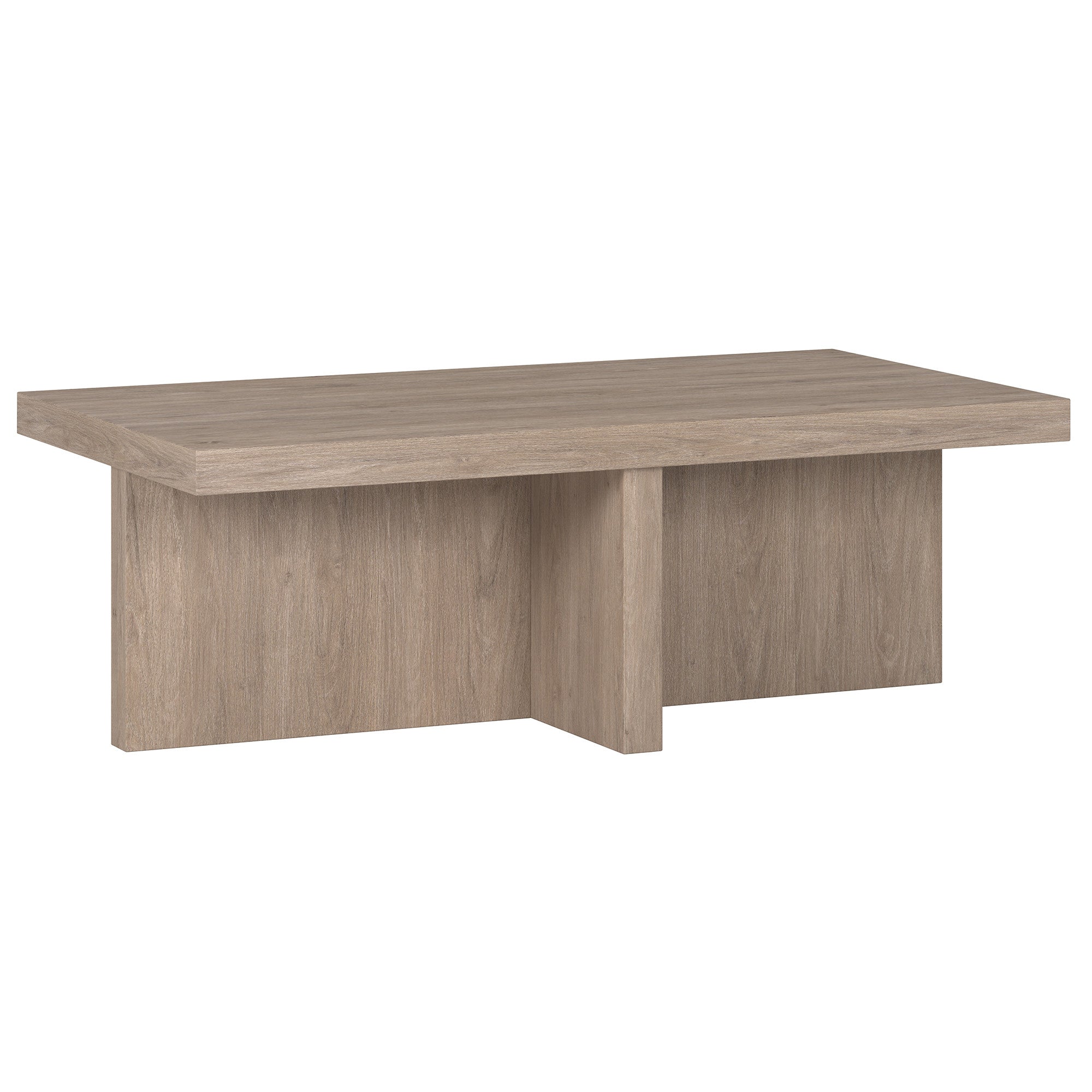 44" Gray Coffee Table-Coffee Tables-DECOROLALA