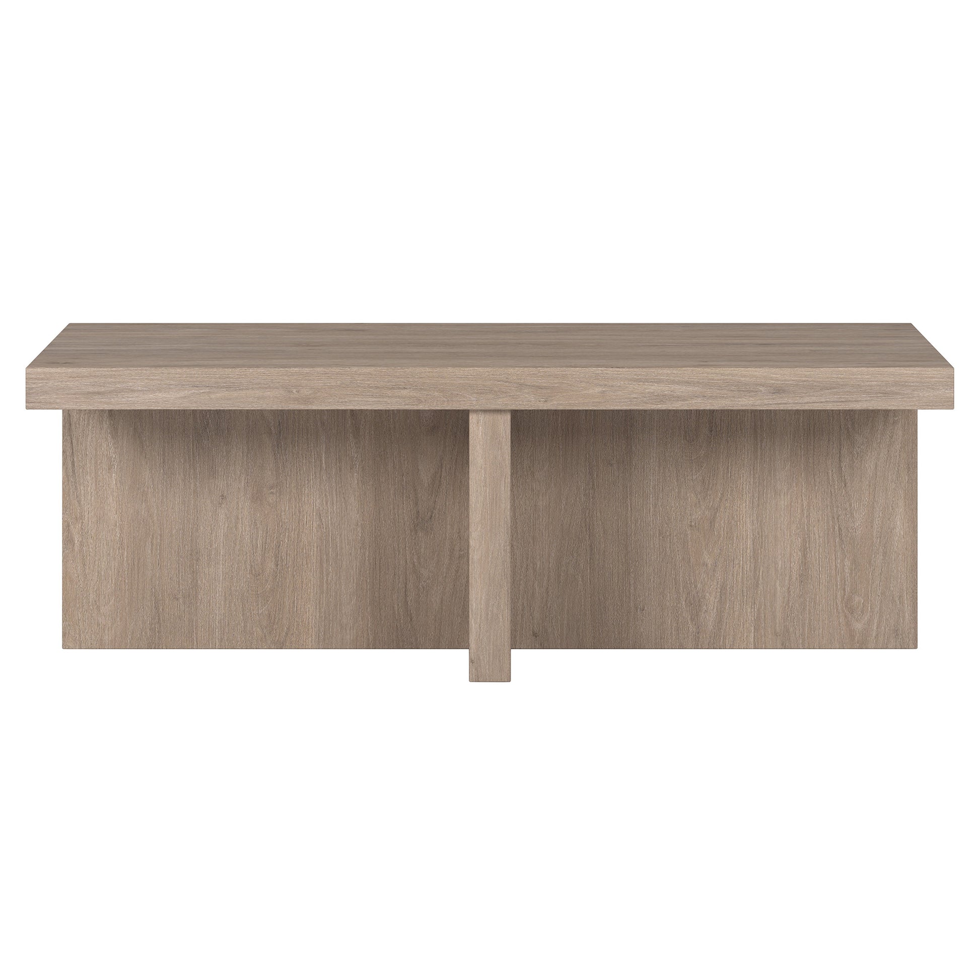 44" Gray Coffee Table-Coffee Tables-DECOROLALA