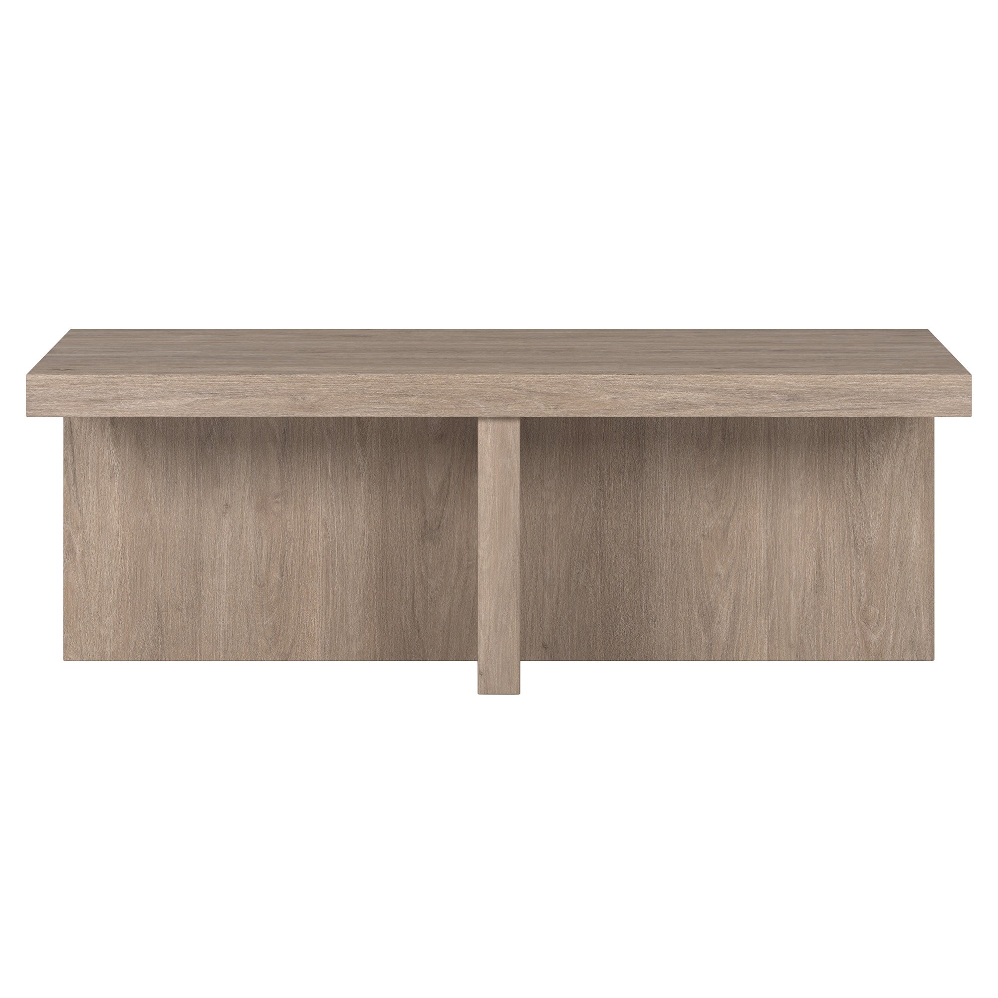 44" Gray Coffee Table-Coffee Tables-DECOROLALA