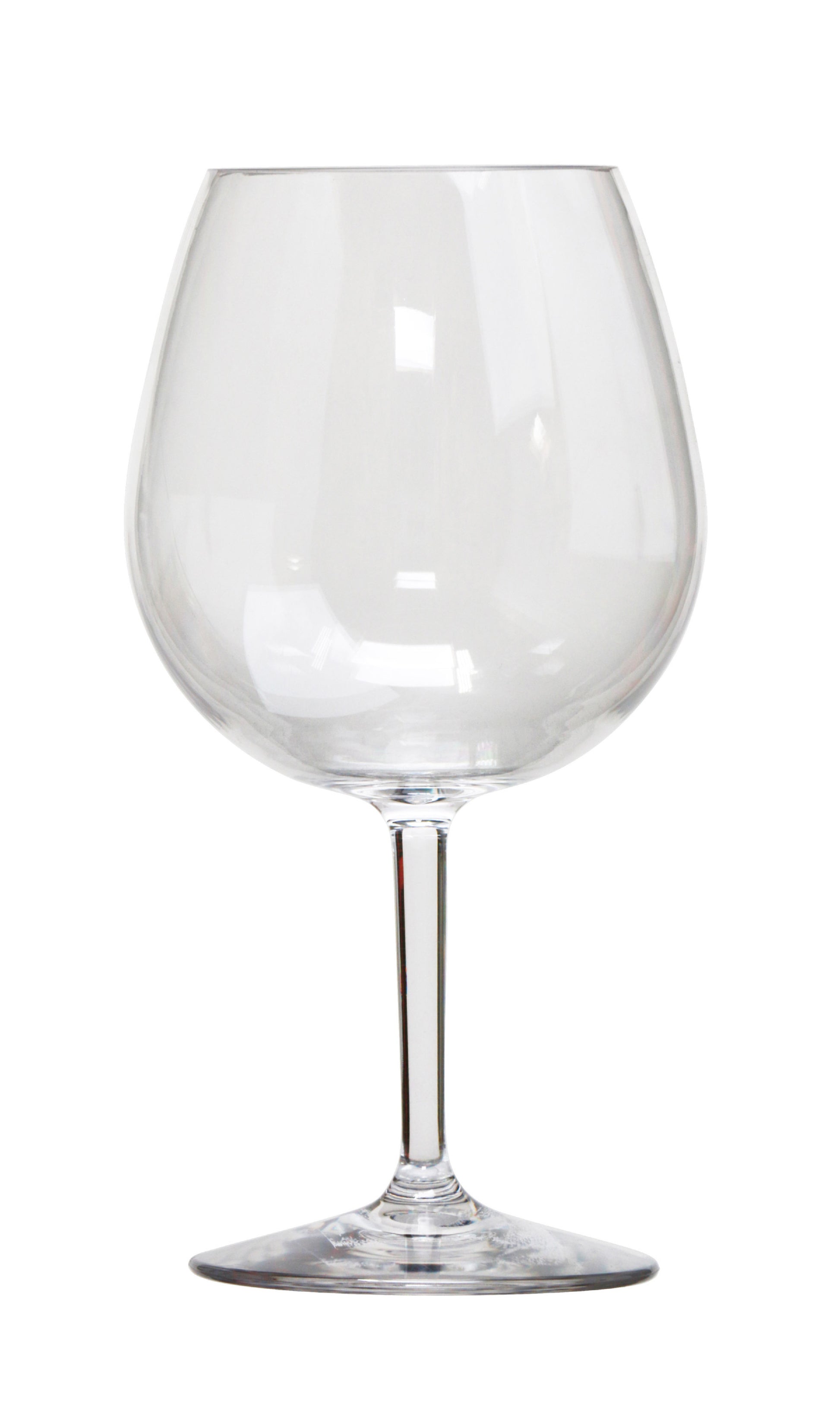 Set of Four Clear Tritan Plastic Stemmed All Purpose Wine Glass-Barware and Drinkware-DECOROLALA