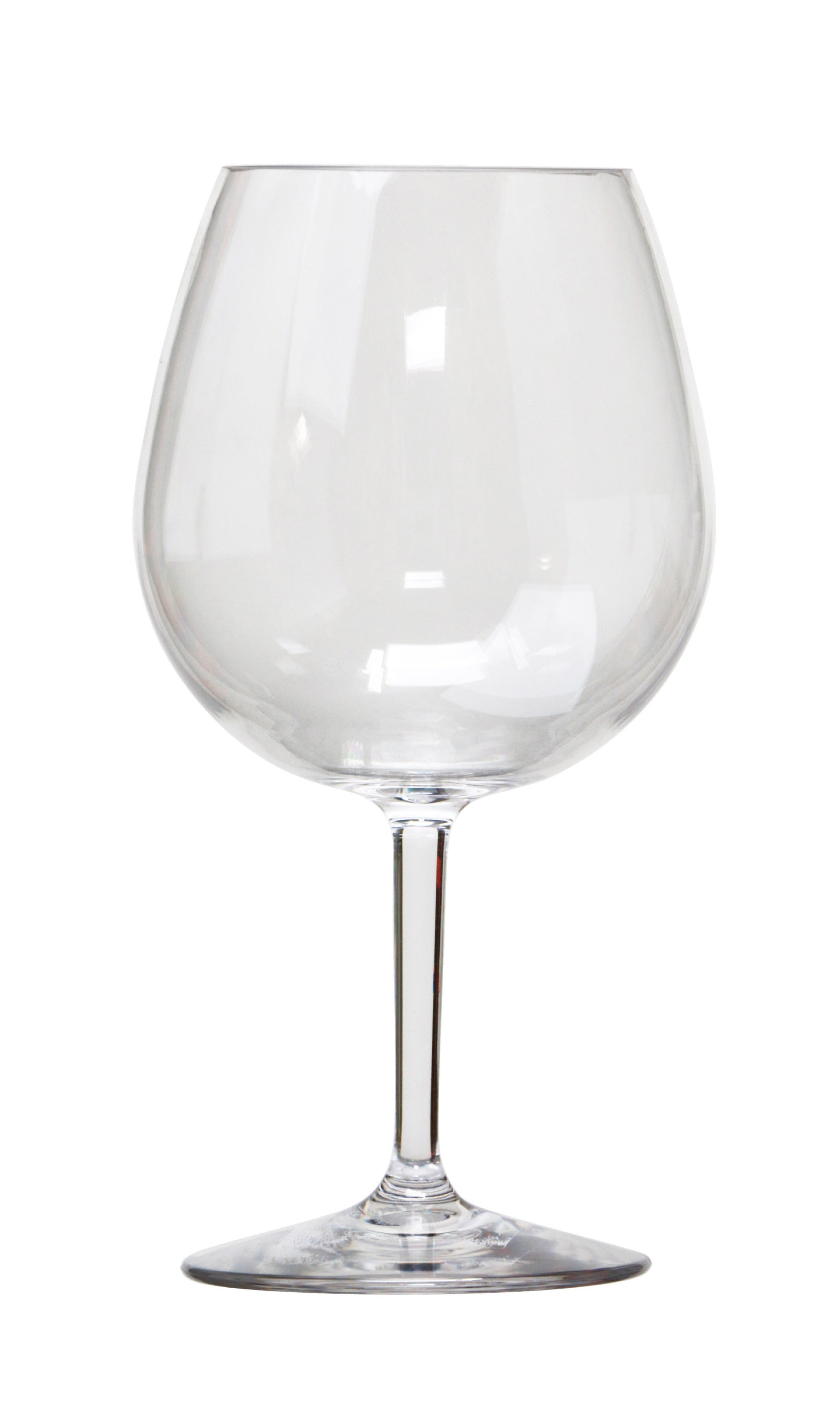 Set of Four Clear Tritan Plastic Stemmed All Purpose Wine Glass-Barware and Drinkware-DECOROLALA
