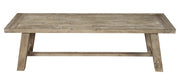 60" Natural Distressed Solid Wood Dining Bench-Benches-DECOROLALA