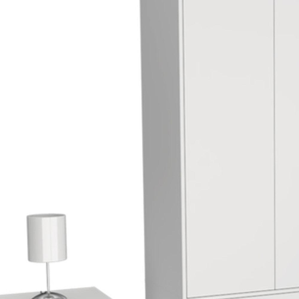 Three Piece White Bedroom Set-Bedroom Furniture Sets-DECOROLALA