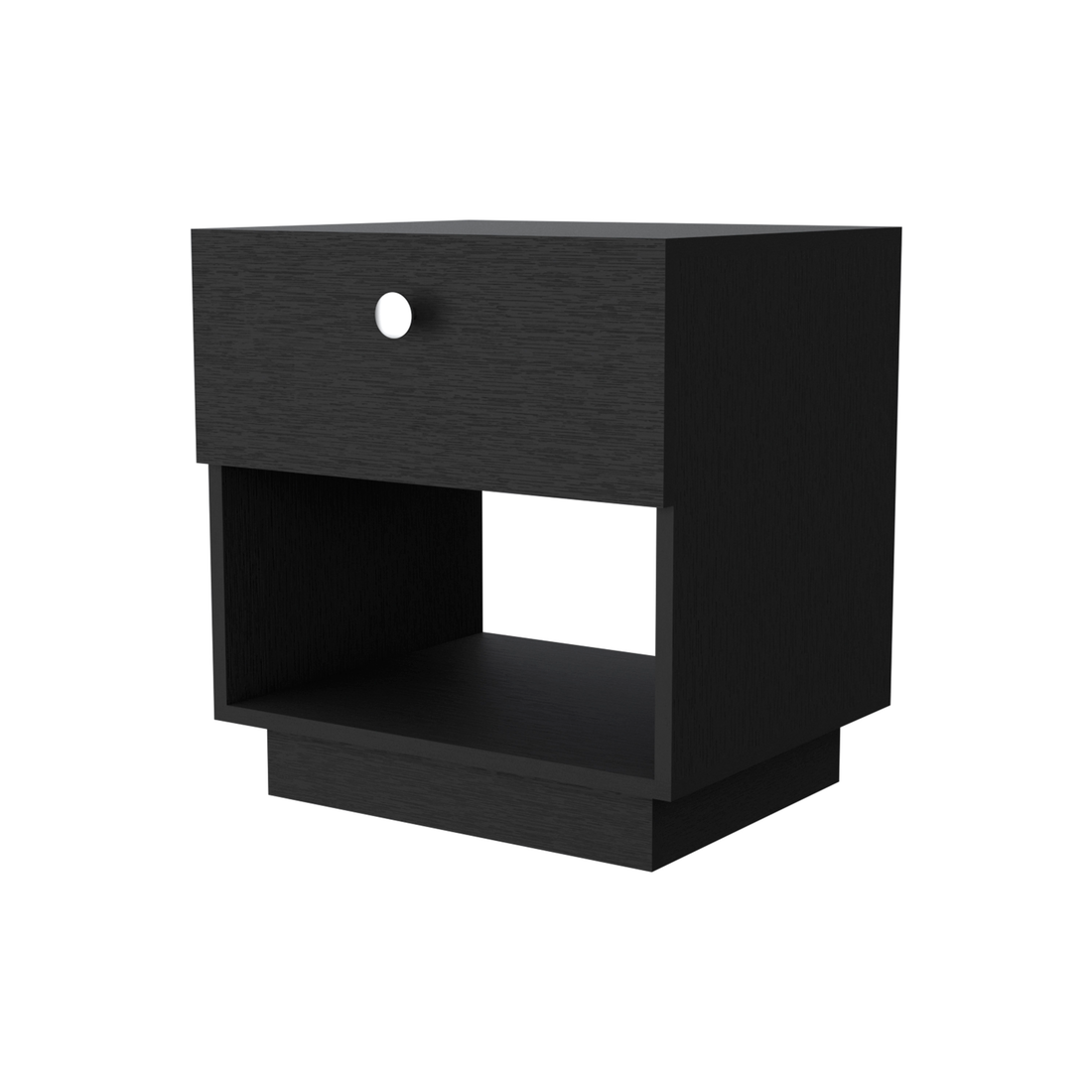 Two Piece Black Bedroom Set-Bedroom Furniture Sets-DECOROLALA