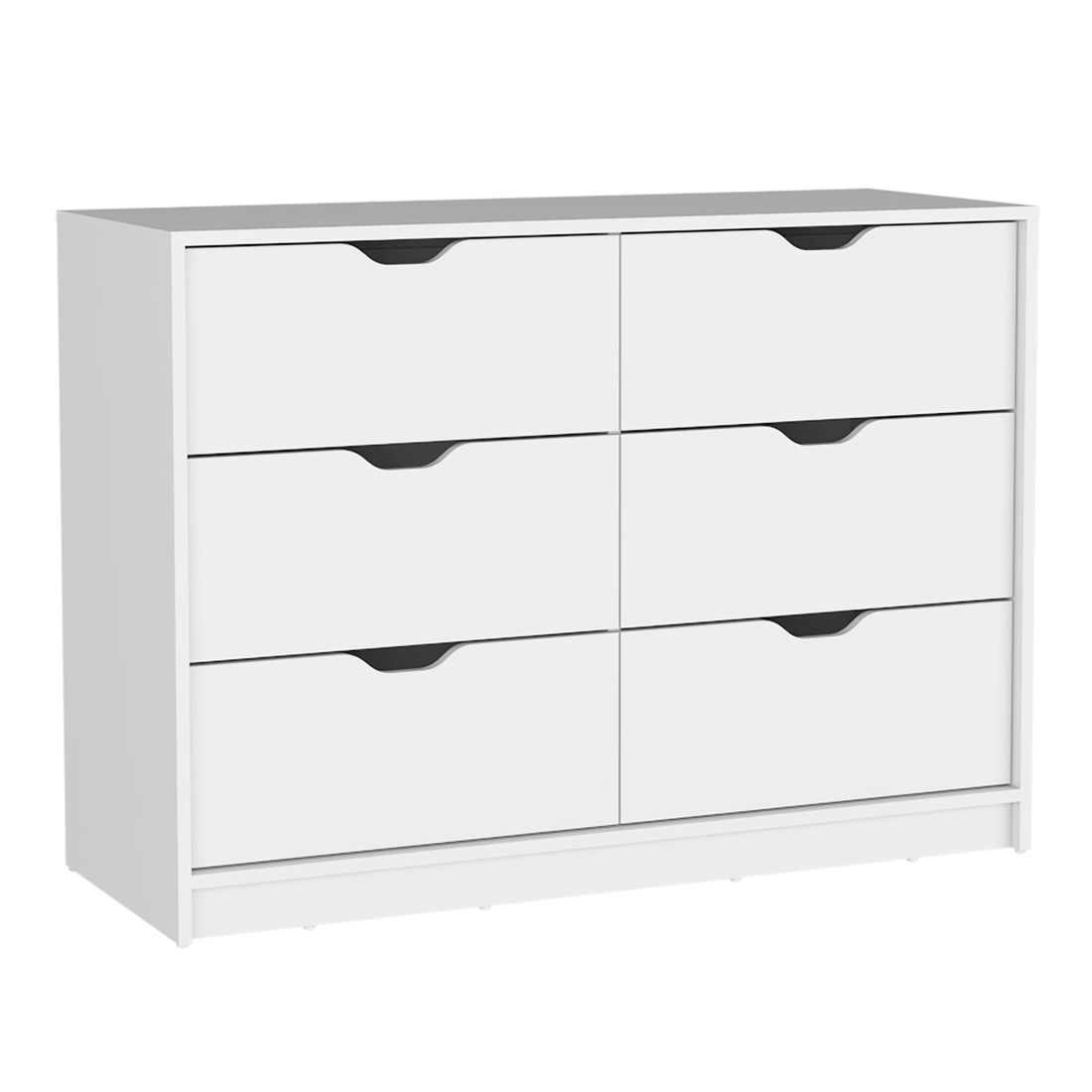 Two Piece White Bedroom Set-Dressers-DECOROLALA