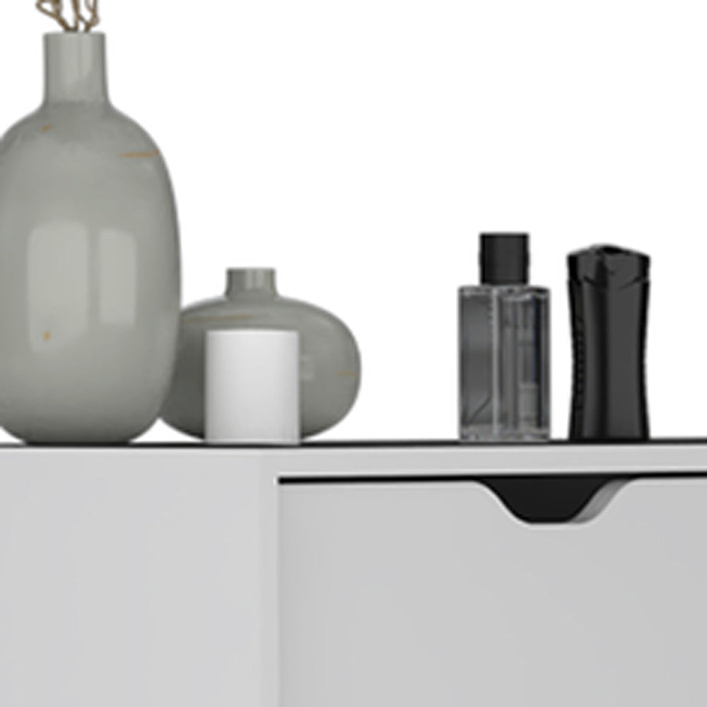 Two Piece White Bedroom Set-Dressers-DECOROLALA