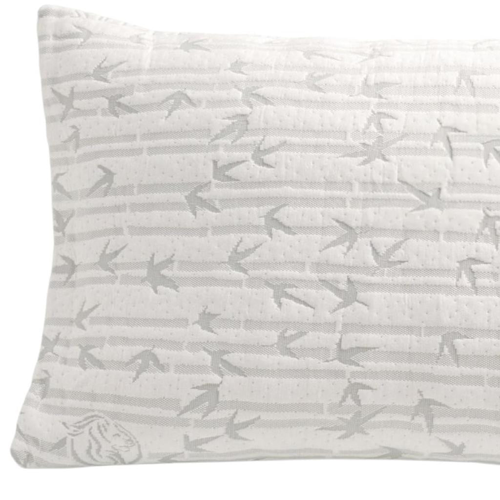 Rayon With Bamboo Memory Foam Firm Queen Size Bed Pillow-Bed Pillows-DECOROLALA