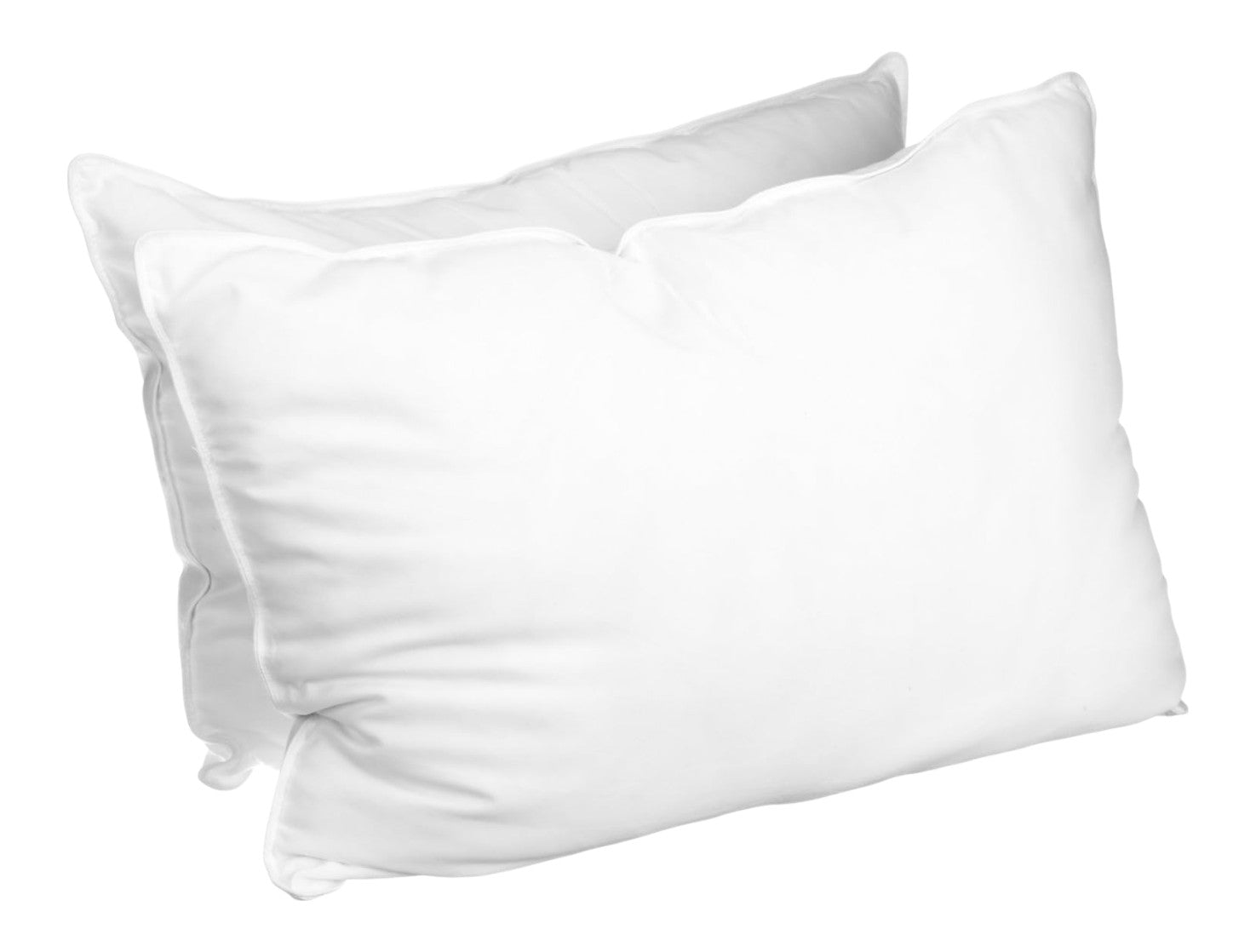 Set of Two Microfiber Down Alternative Medium Hypoallergenic King Size Bed Pillows-Bed Pillows-DECOROLALA