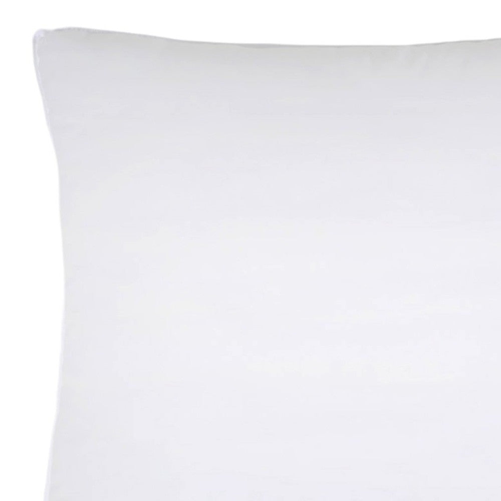 Set of Two Microfiber Down Alternative Medium Hypoallergenic European Size Bed Pillows-Bed Pillows-DECOROLALA