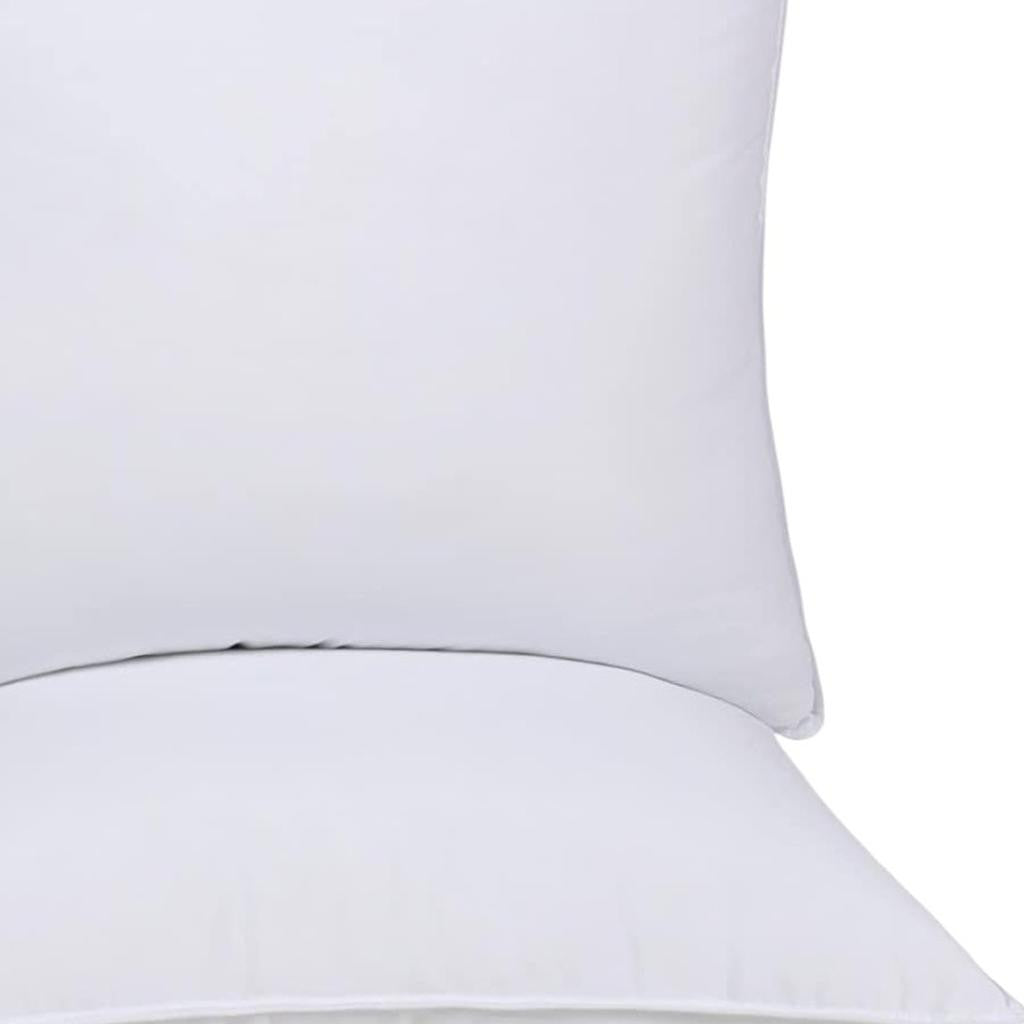 Set of Two Microfiber Down Alternative Medium Hypoallergenic European Size Bed Pillows-Bed Pillows-DECOROLALA
