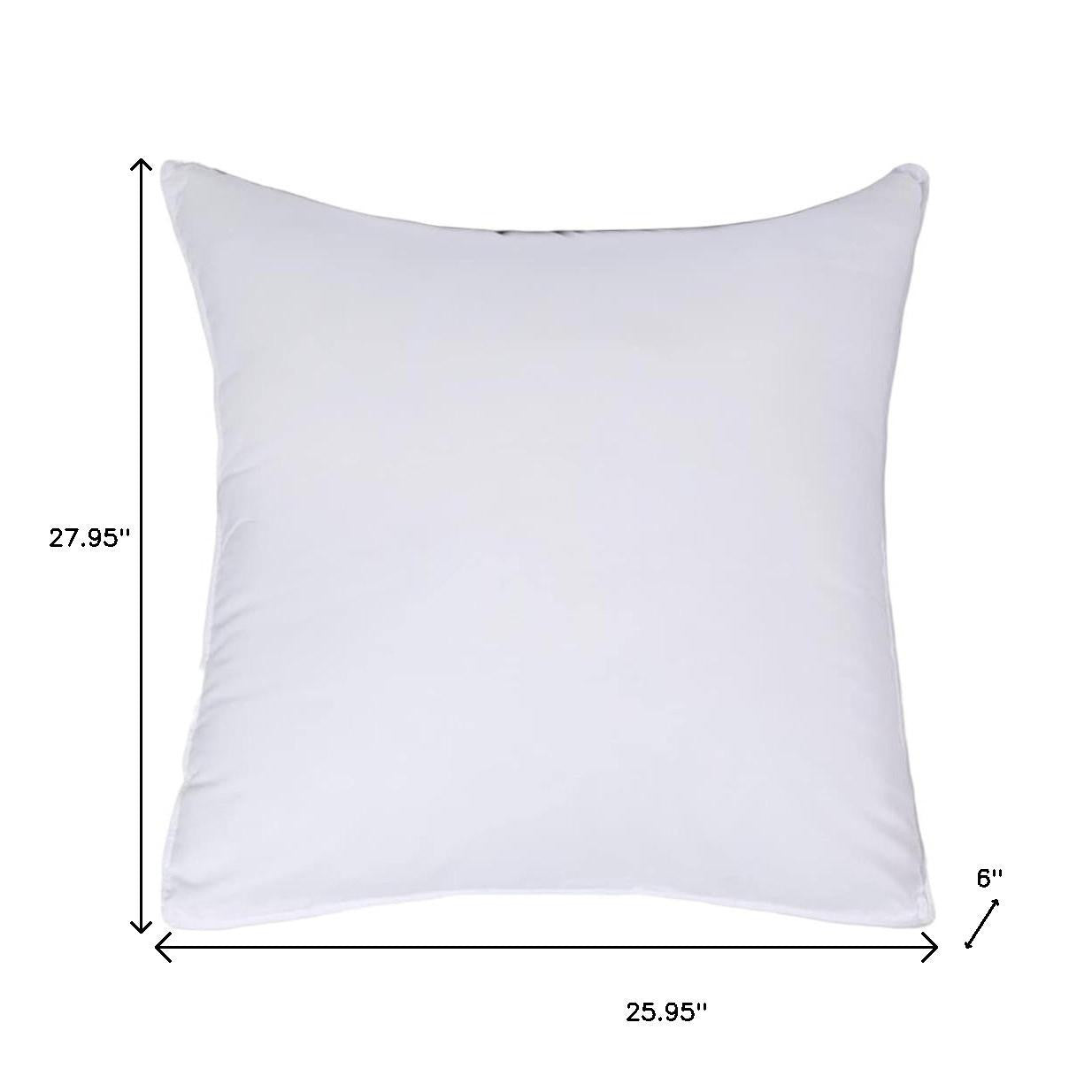 Set of Two Microfiber Down Alternative Medium Hypoallergenic European Size Bed Pillows-Bed Pillows-DECOROLALA