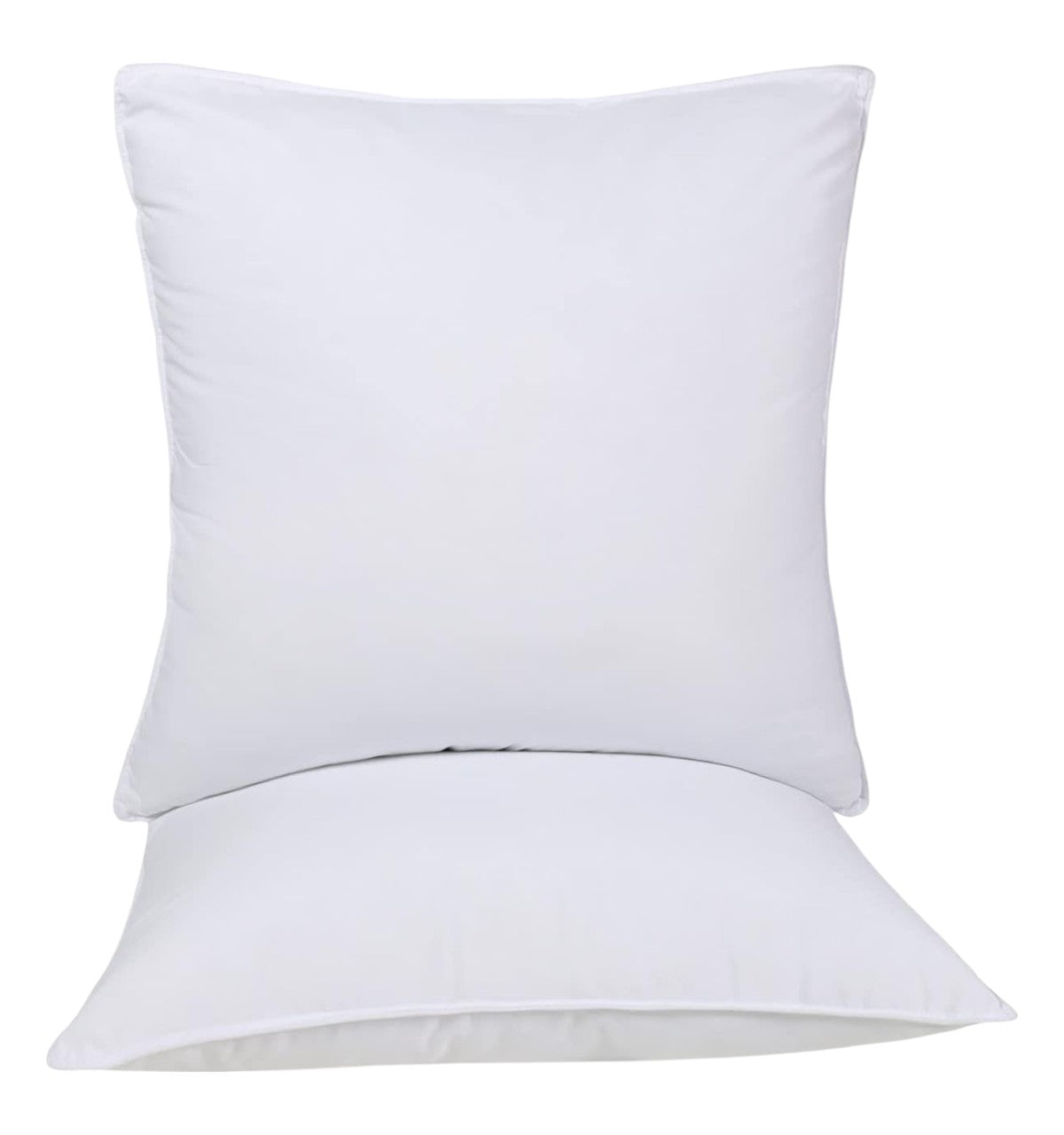 Set of Two Microfiber Down Alternative Medium Hypoallergenic European Size Bed Pillows-Bed Pillows-DECOROLALA