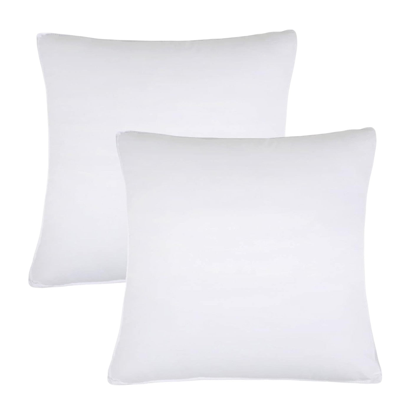 Set of Two Microfiber Down Alternative Medium Hypoallergenic European Size Bed Pillows-Bed Pillows-DECOROLALA