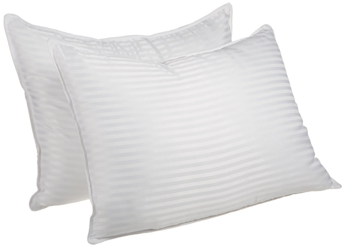 Set of Two Microfiber Down Alternative Medium Standard Size Bed Pillows-Bed Pillows-DECOROLALA