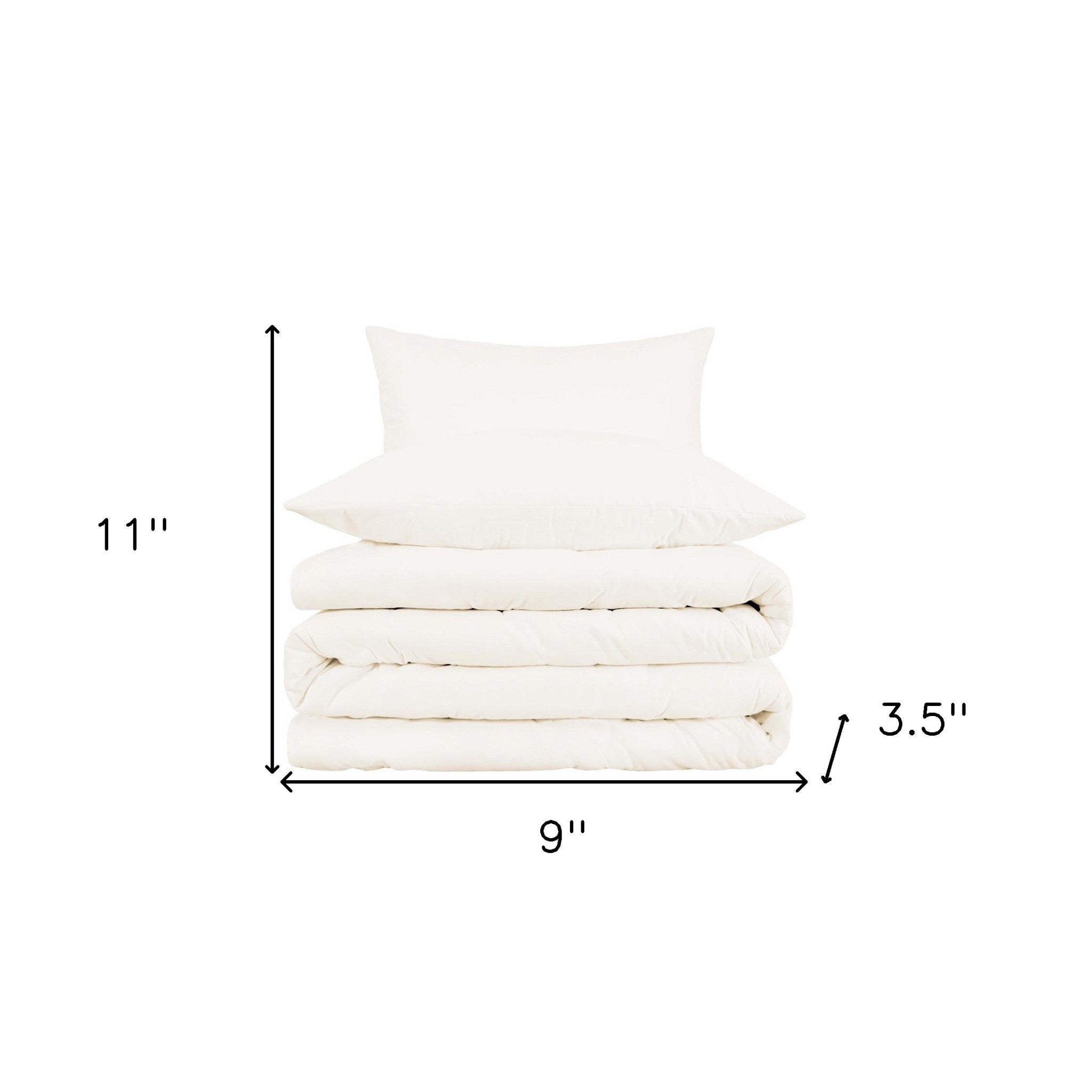 Ivory Queen Cotton Blend 1000 Thread Count Washable Duvet Cover Set-Down Comforters and Duvets-DECOROLALA