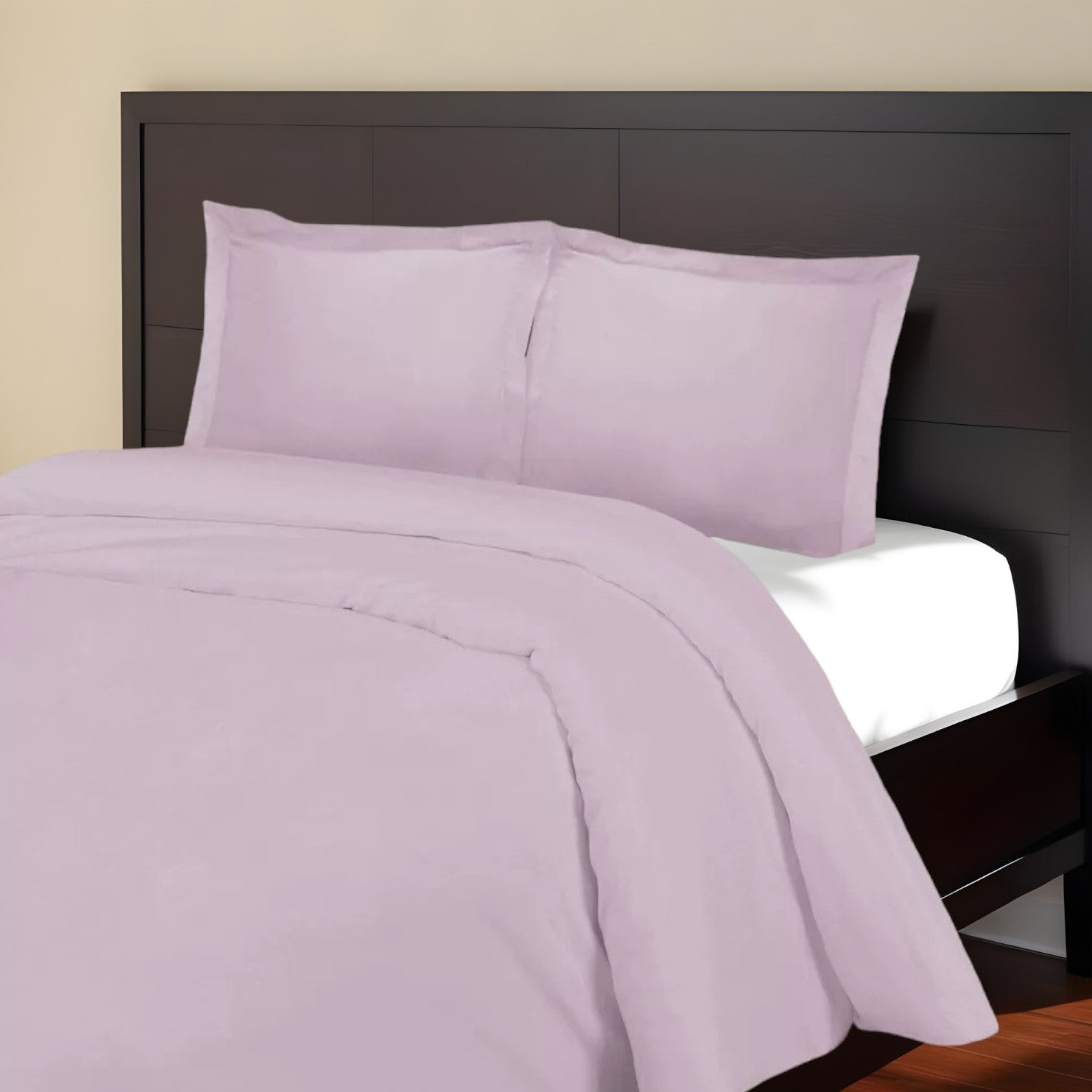 Lilac King Cotton Blend 1000 Thread Count Washable Duvet Cover Set-Down Comforters and Duvets-DECOROLALA