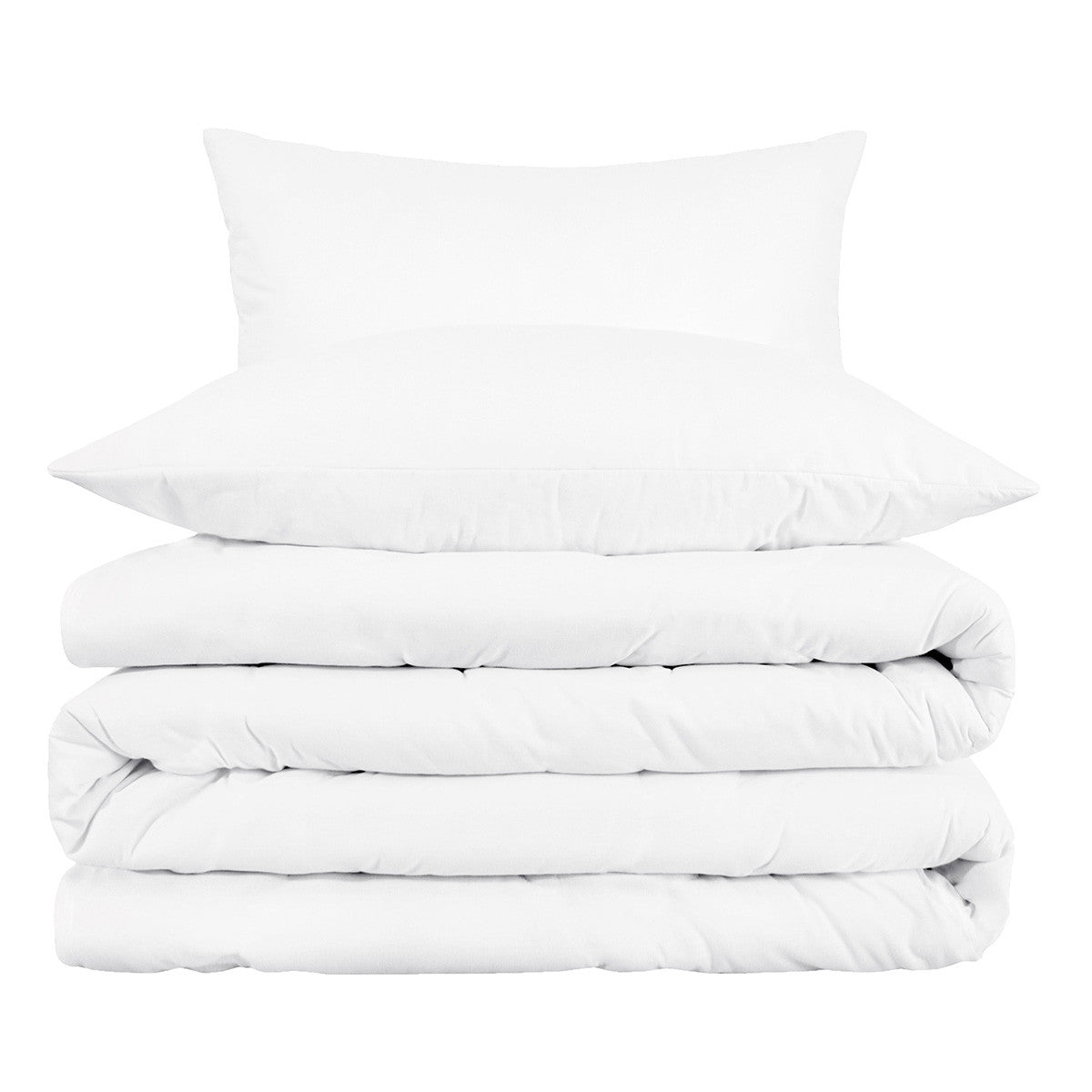 White King Cotton Blend 1000 Thread Count Washable Duvet Cover Set-Down Comforters and Duvets-DECOROLALA